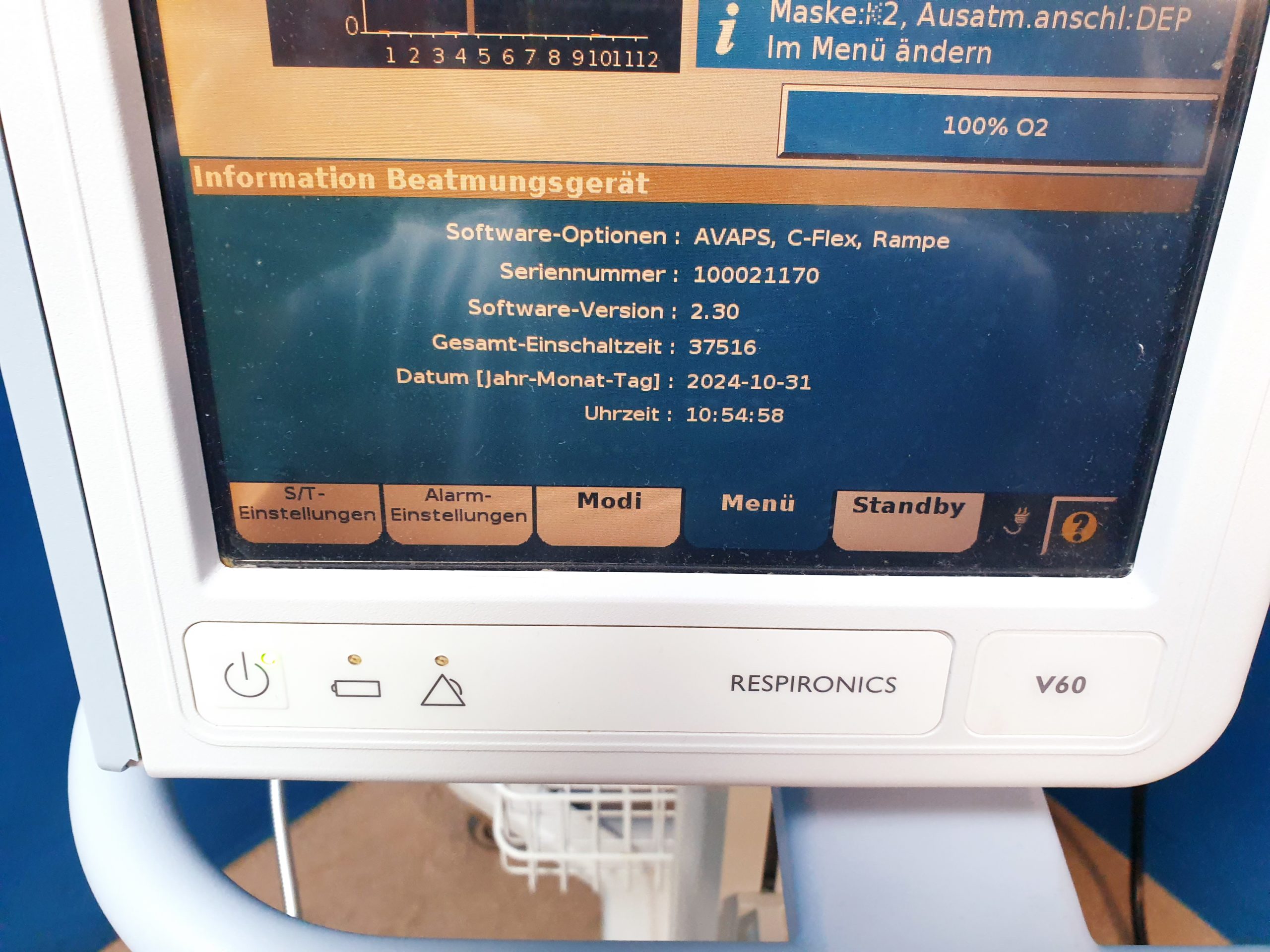 Philips Respironics V60 V 60 Beatmungsgerät thumbnail 4