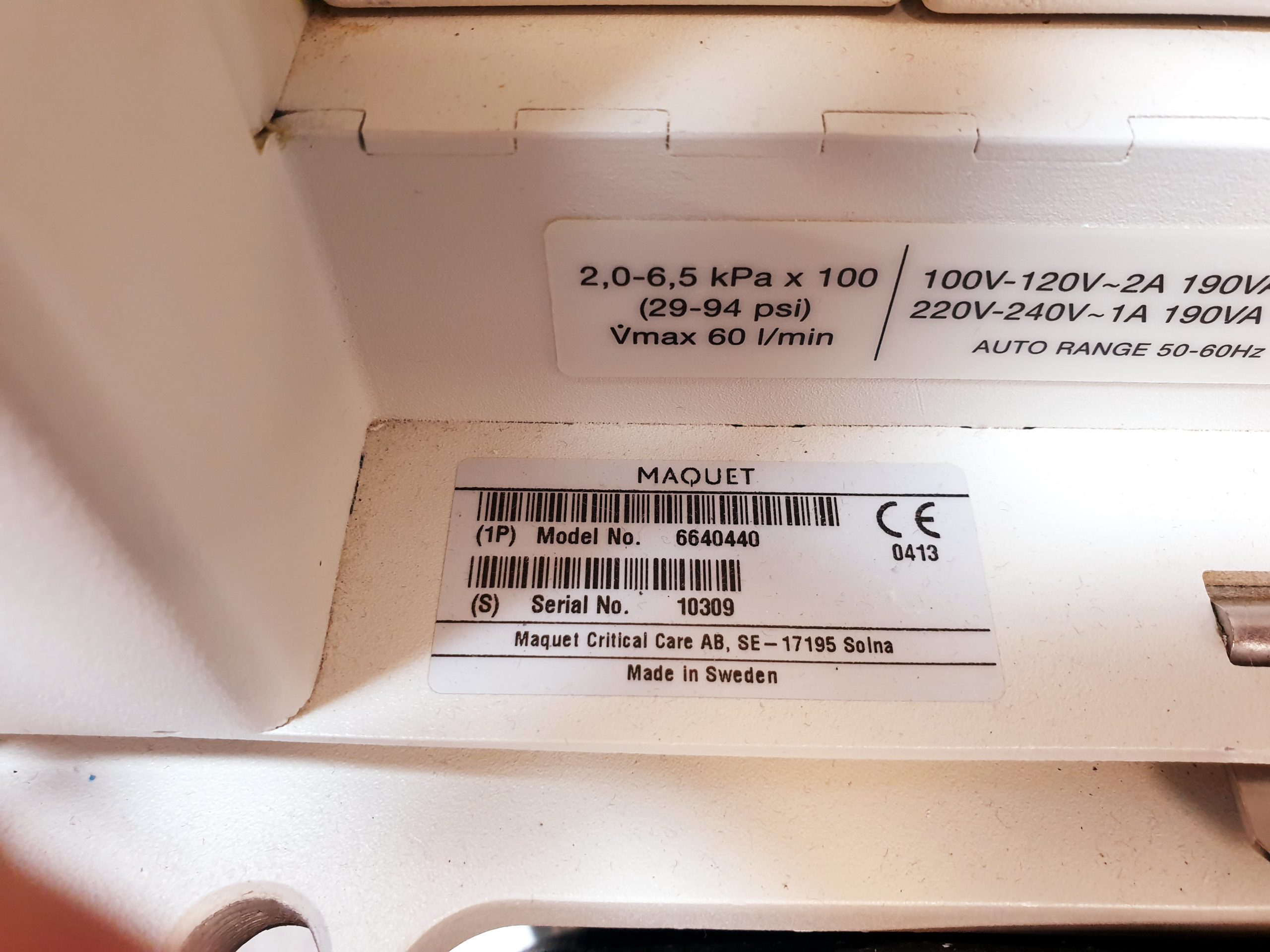 Maquet Servo-S Ventilator thumbnail 9