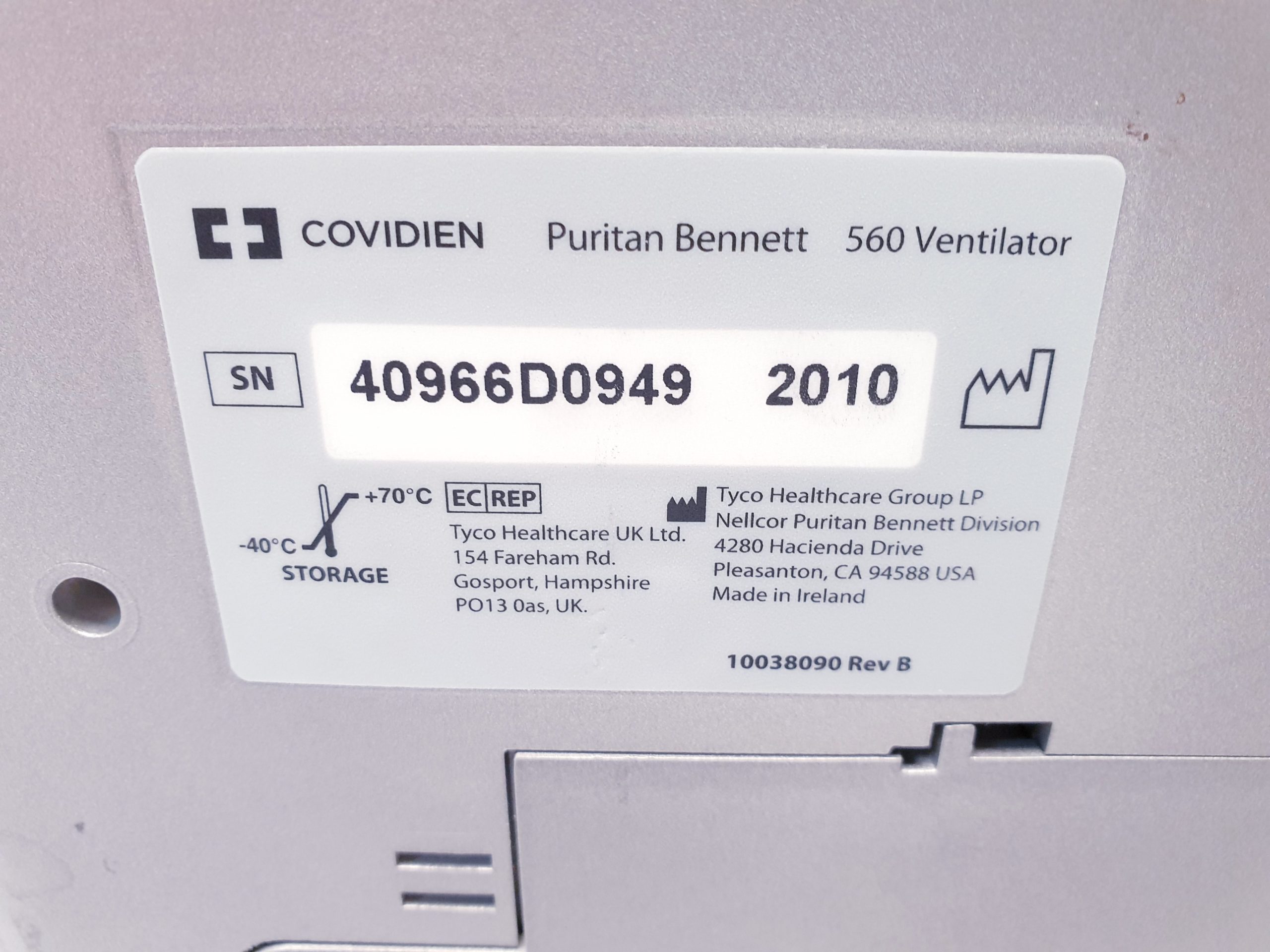 COVIDIEN Puritan Bennett 560 thumbnail 7