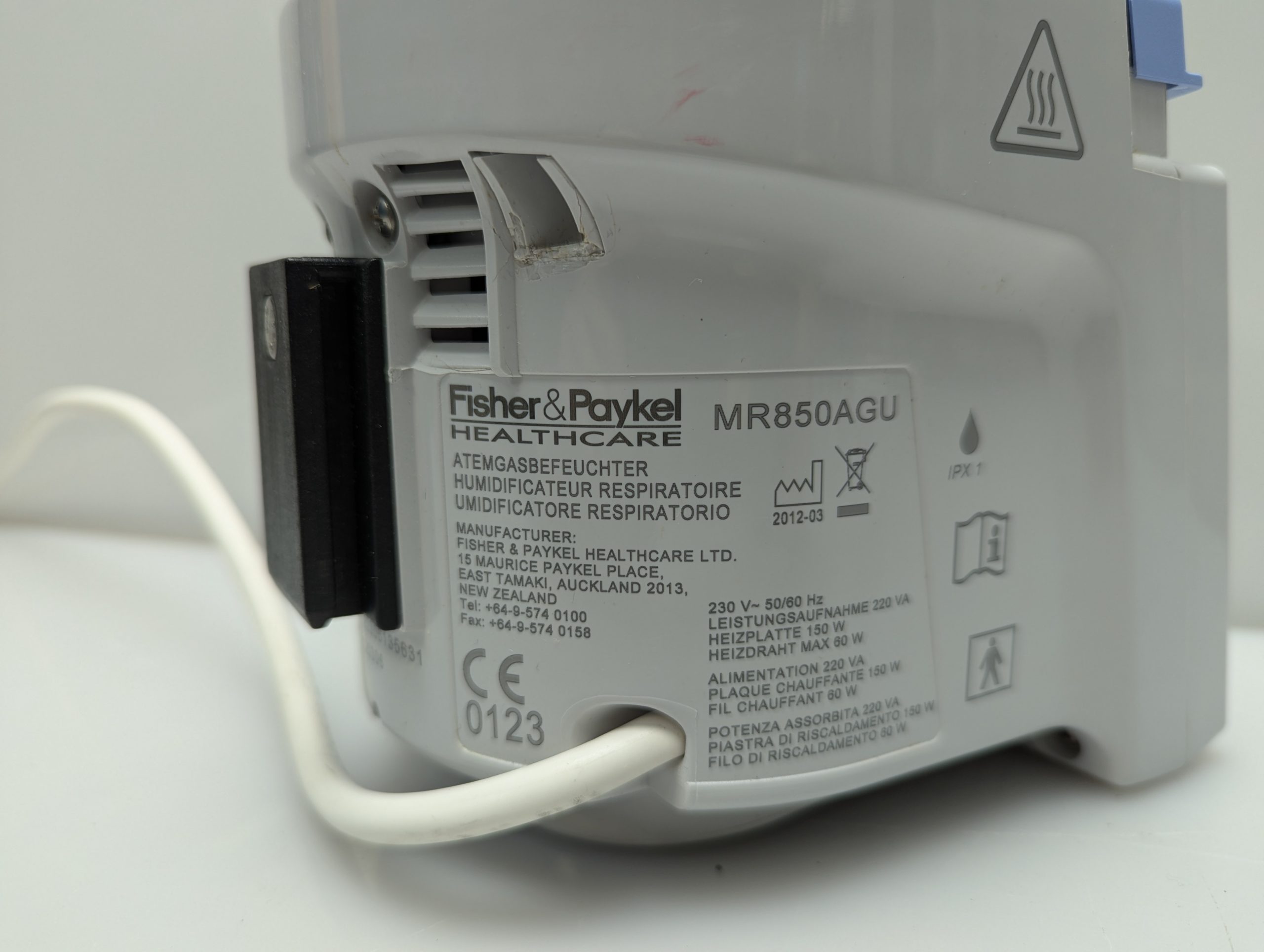 Fisher & Paykel MR850AGU Elektrischer beheizter Befeuchter thumbnail 2