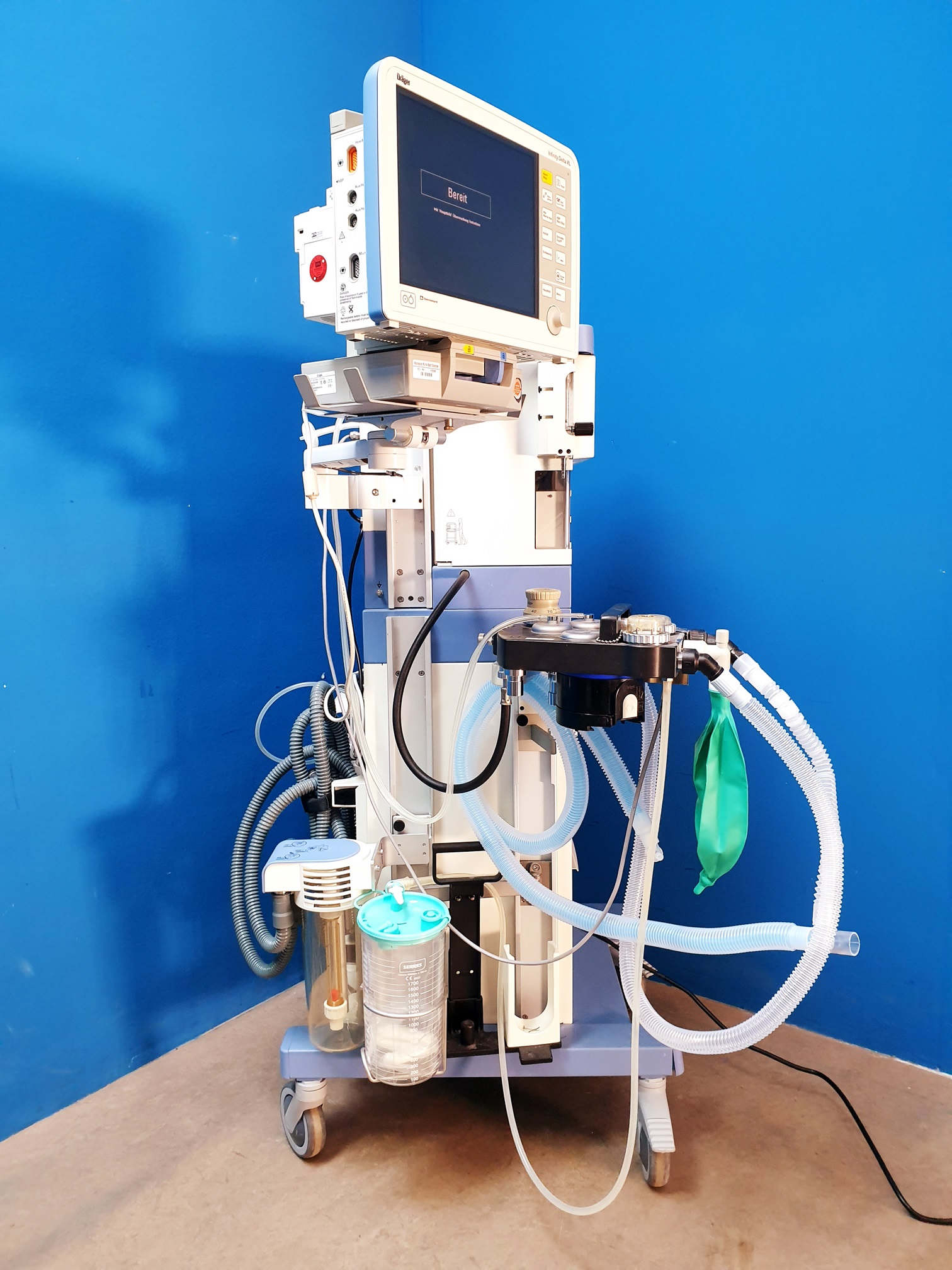 Dräger // Draeger Fabius Tiro SW. 3.32a mit Scio Four Oxi plus + Infinity Delta XL Überwachungsmonitor thumbnail 4