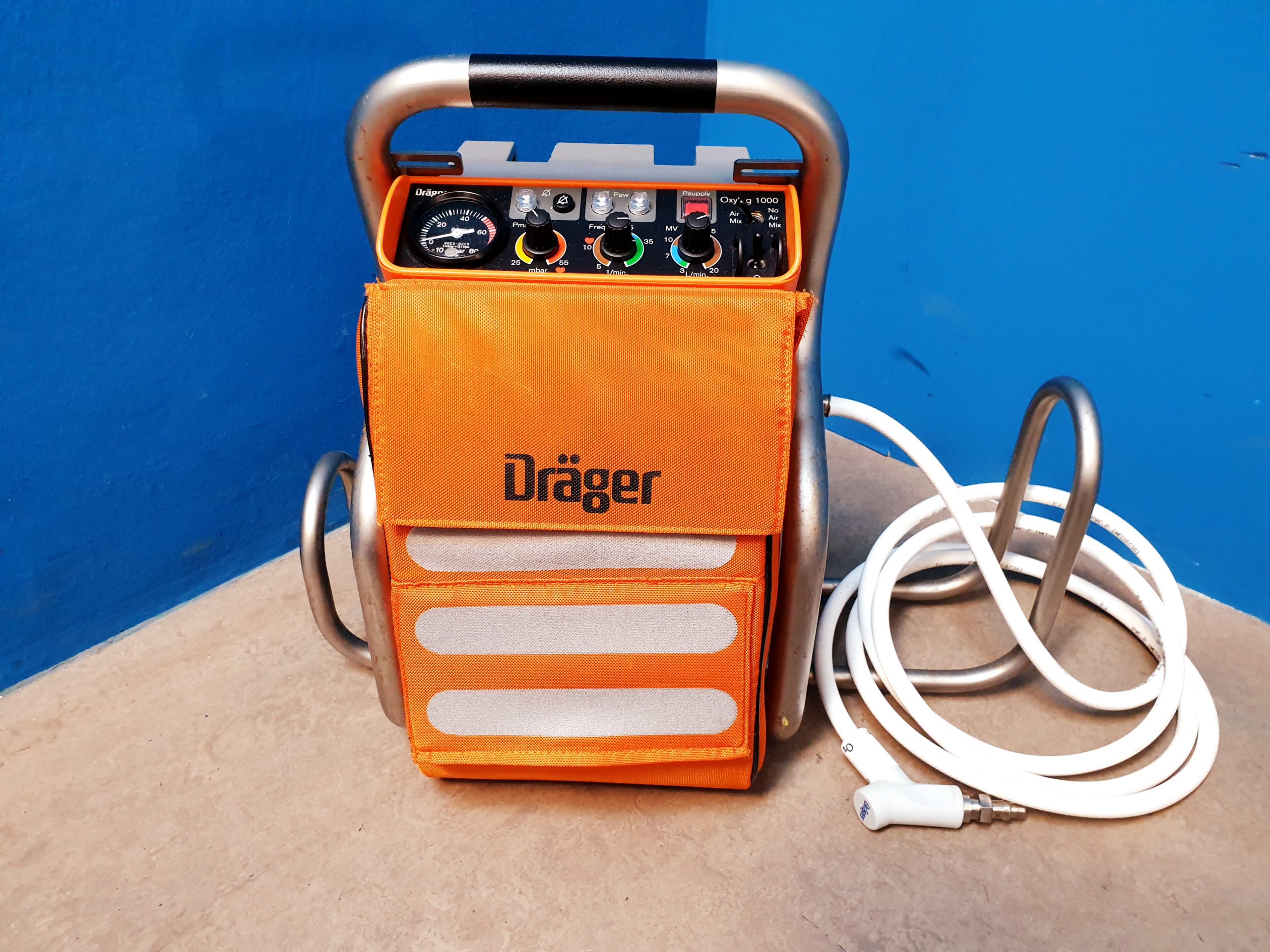 Dräger Draeger Oxylog 1000 – Notfallbeatmungsgerät, zeitgesteuert, volumenkonstant thumbnail 2