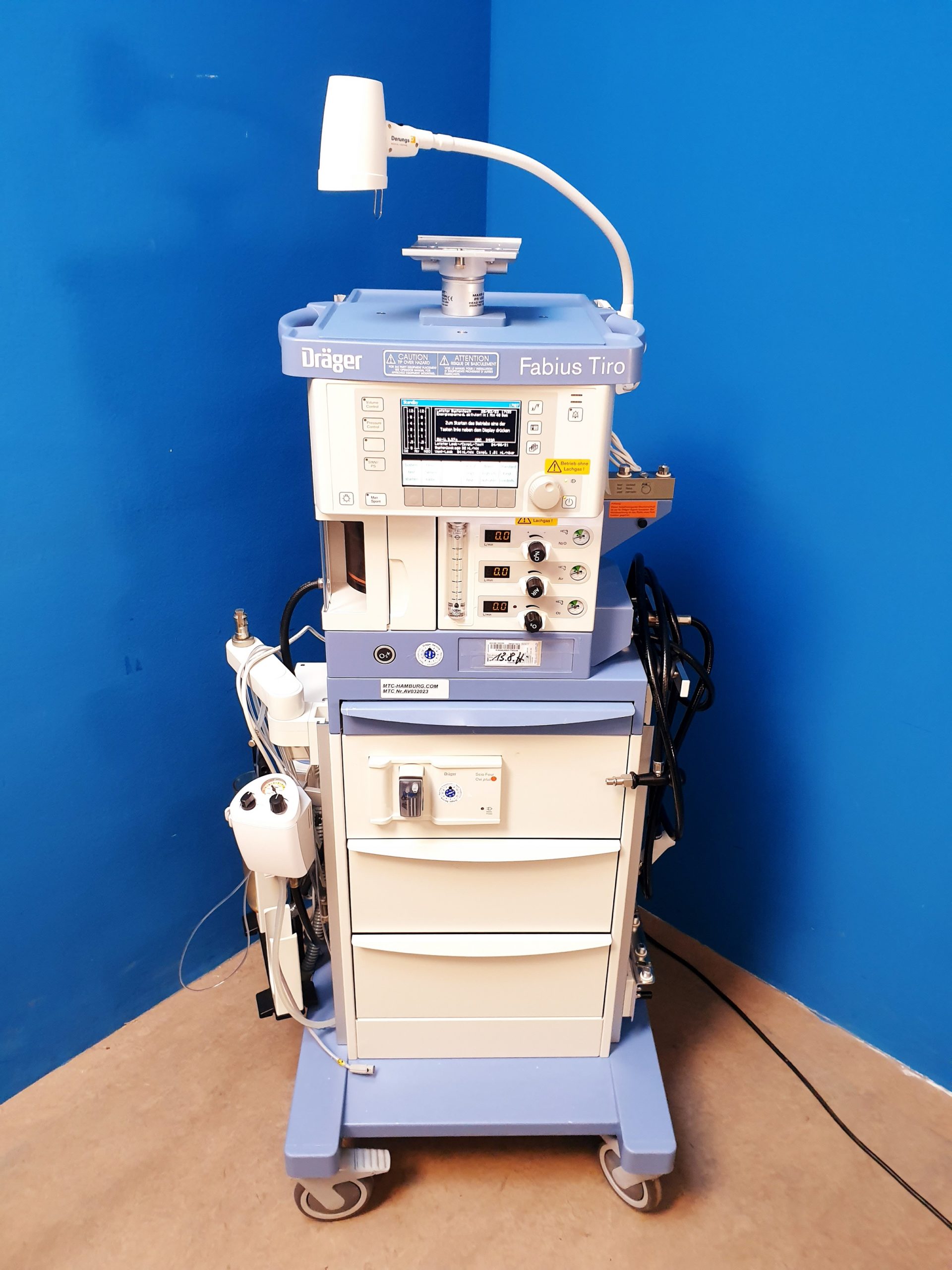 Dräger // Draeger Fabius Tiro SW. 3.37a mit Scio Four Oxi plus Geprüft – — image 1 of 7
