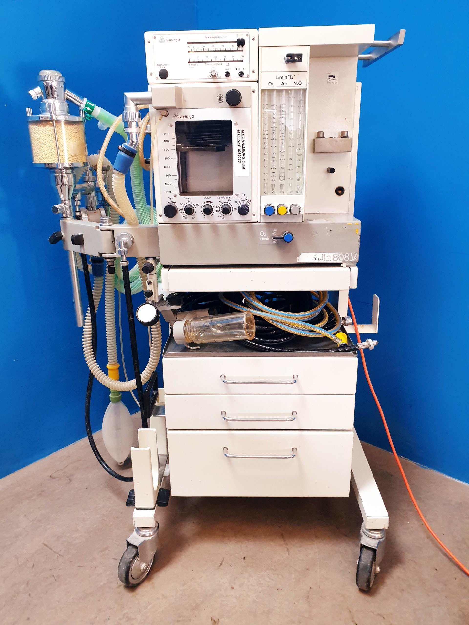 Dräger // Draeger Sulla 808 V // 808V Ventilog 2, Kreisteil, — image 1 of 9