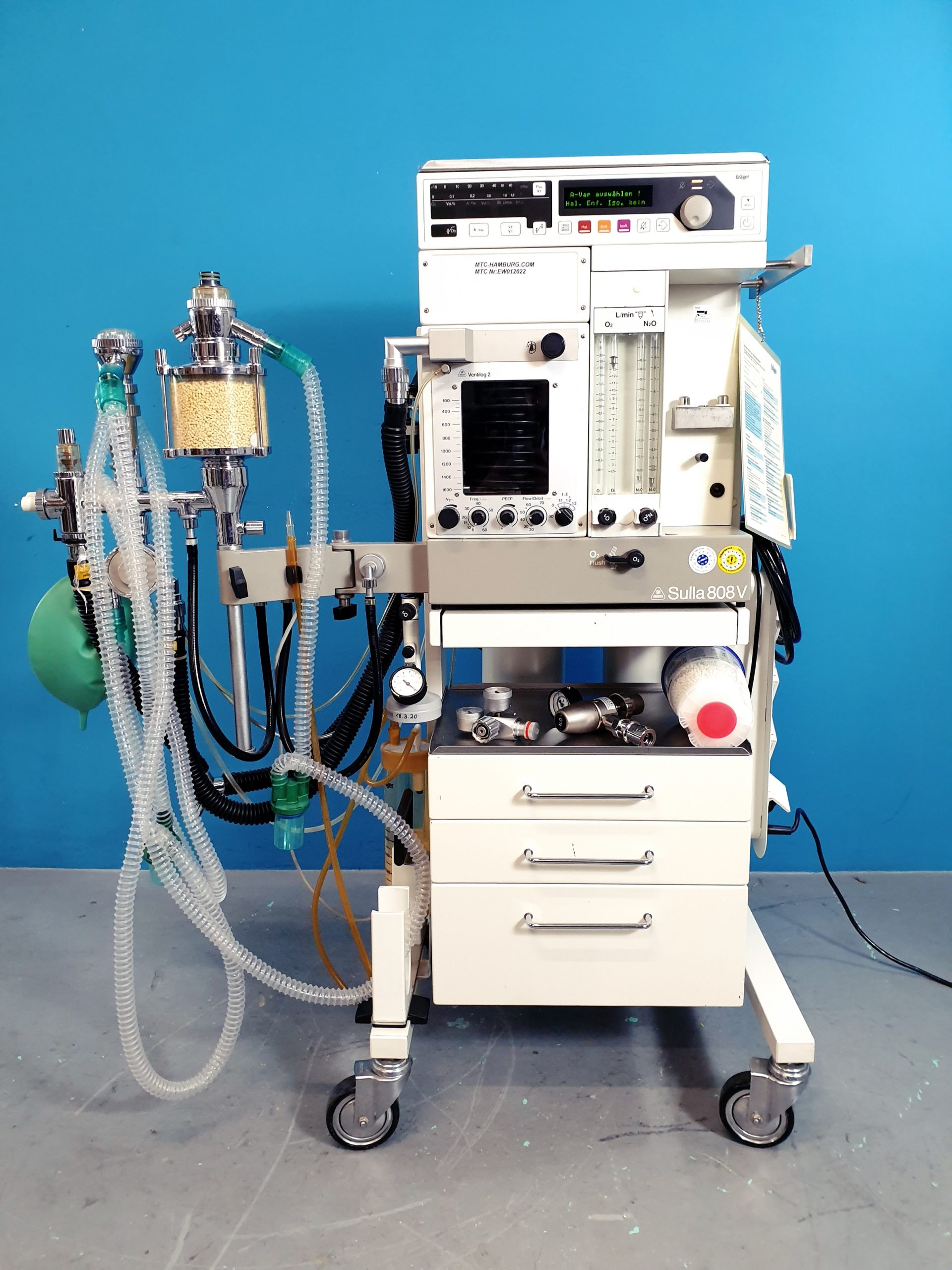 Dräger // Draeger Sulla 808 V // 808V Ventilog 2, PM8030 Kreisteil, — image 1 of 5