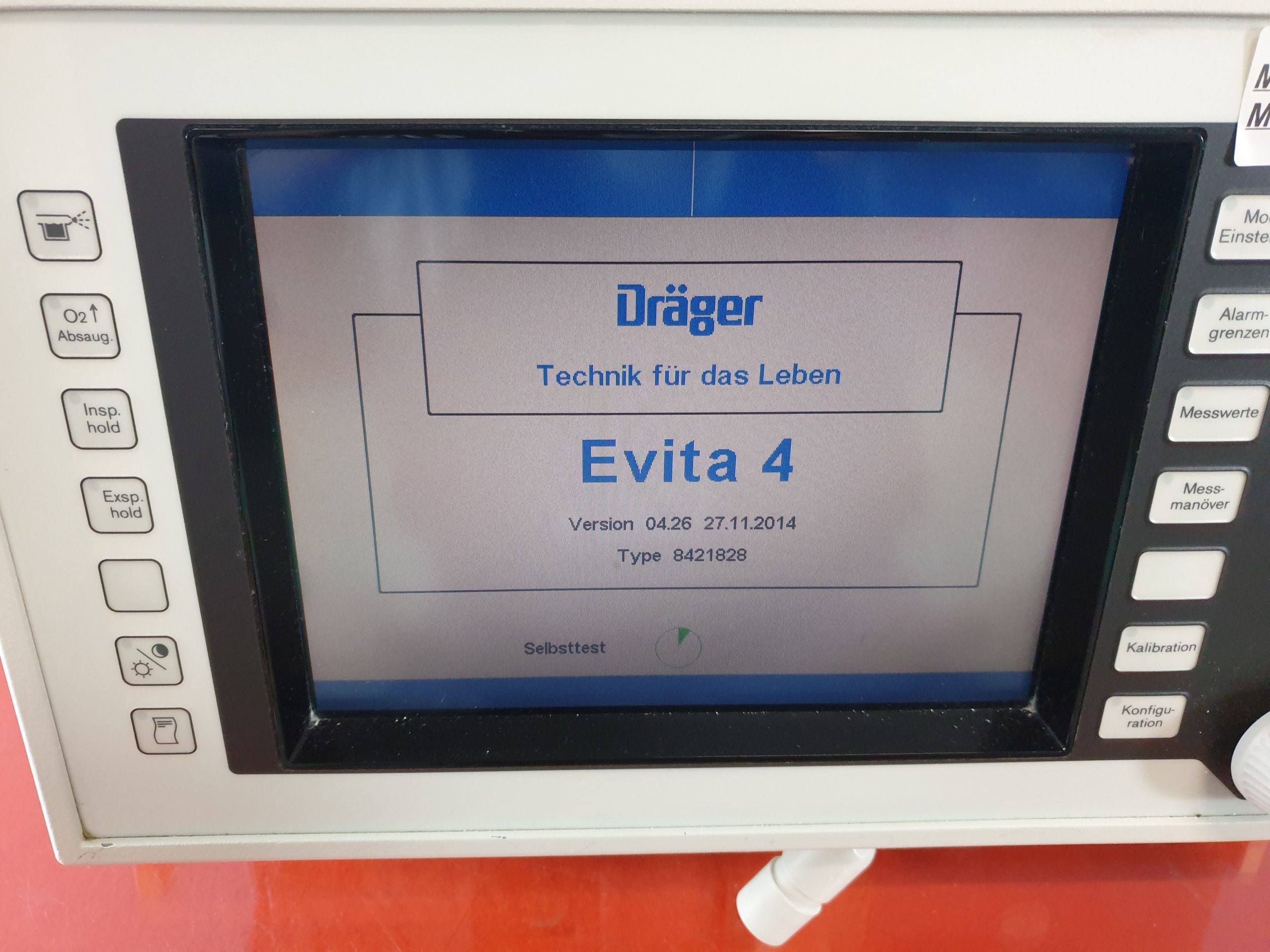 Draeger Evita 4 Ventilator // Beatmungsgerät SW: 4.26 Ohne Gestell thumbnail 4