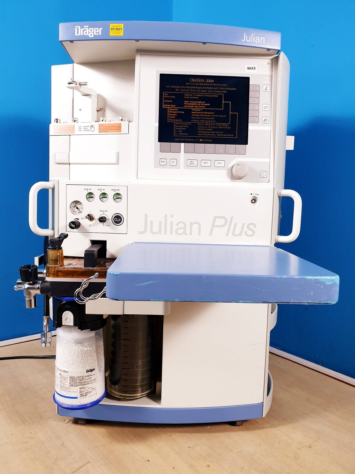 Dräger – Draeger Julian PLUS Narkosegerät Wandmontage thumbnail 6
