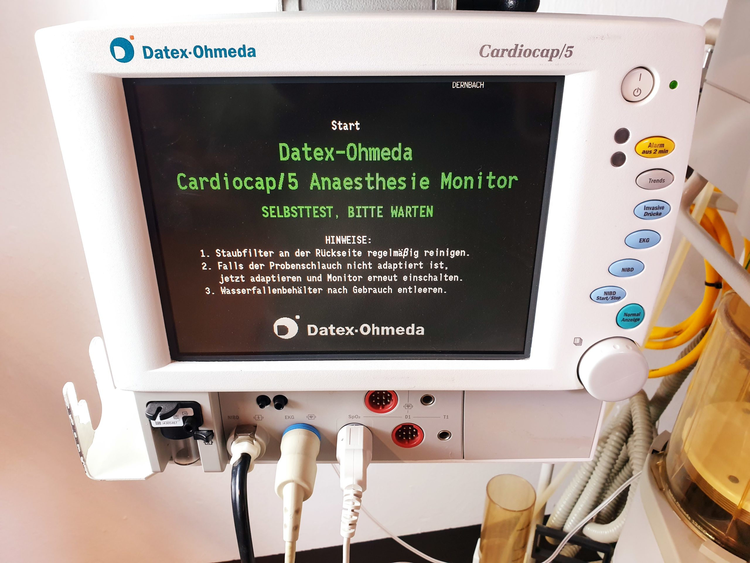 Datex Ohmeda Aestiva/5 / Aestiva 5 mit TEC7 Sevoflurane + Cardiocap 5 Anästhesiemonitor Gasmonitor thumbnail 6