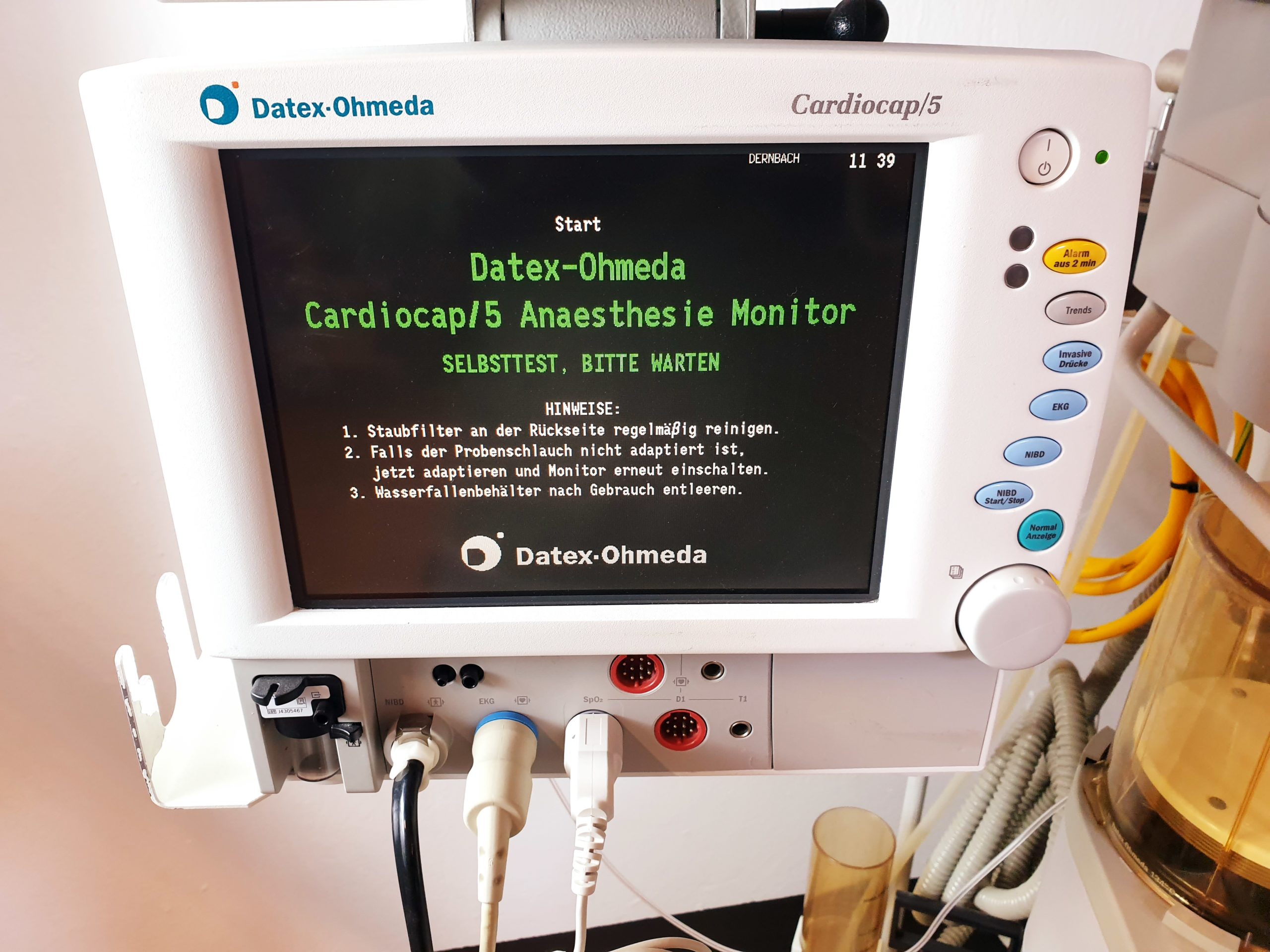 Datex Ohmeda Aestiva/5 / Aestiva 5 mit TEC7 Sevoflurane + Cardiocap 5 Anästhesiemonitor Gasmonitor thumbnail 7