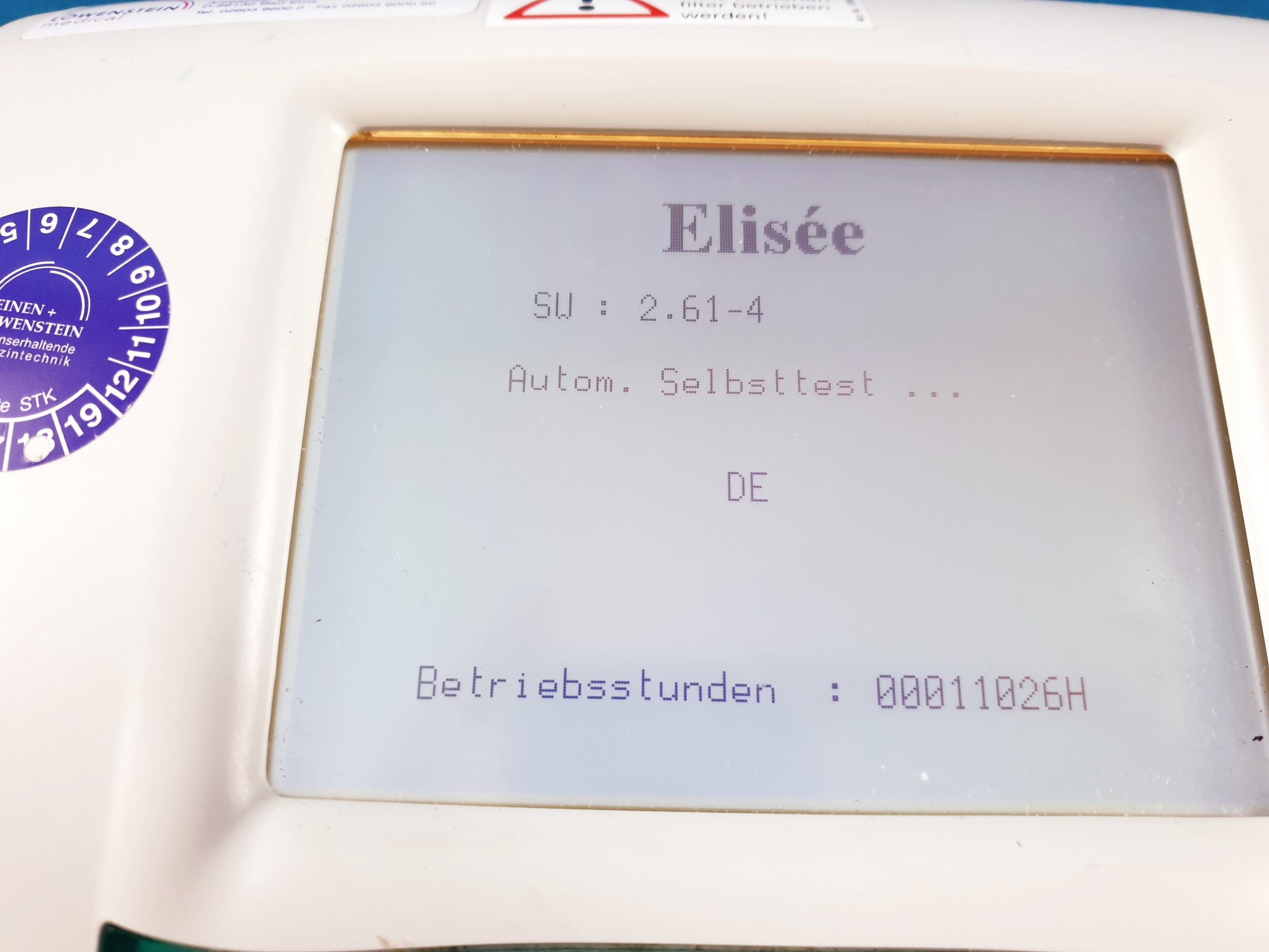 RESMED Elisée 150 Ventilator SW. 2.61-4 + Akku + Ladegerät — image 1 of 7