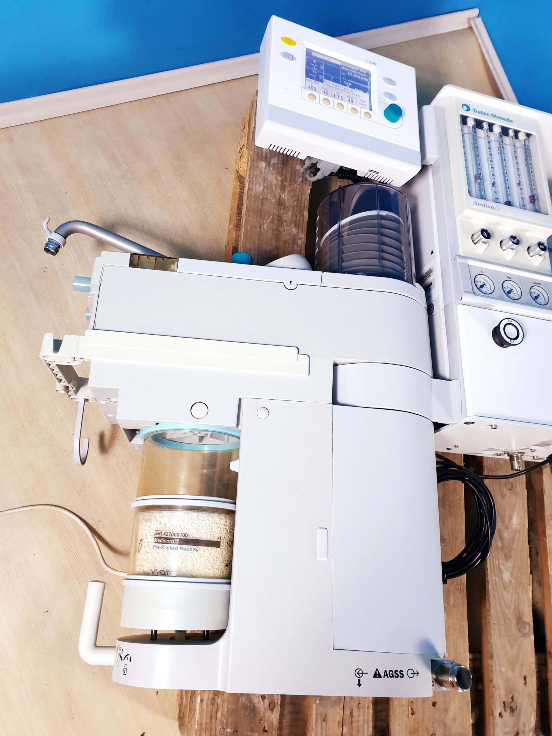 Datex Ohmeda Aestiva 5 – 7100 Vent Anesthesia Machine Narkosegerät thumbnail 3