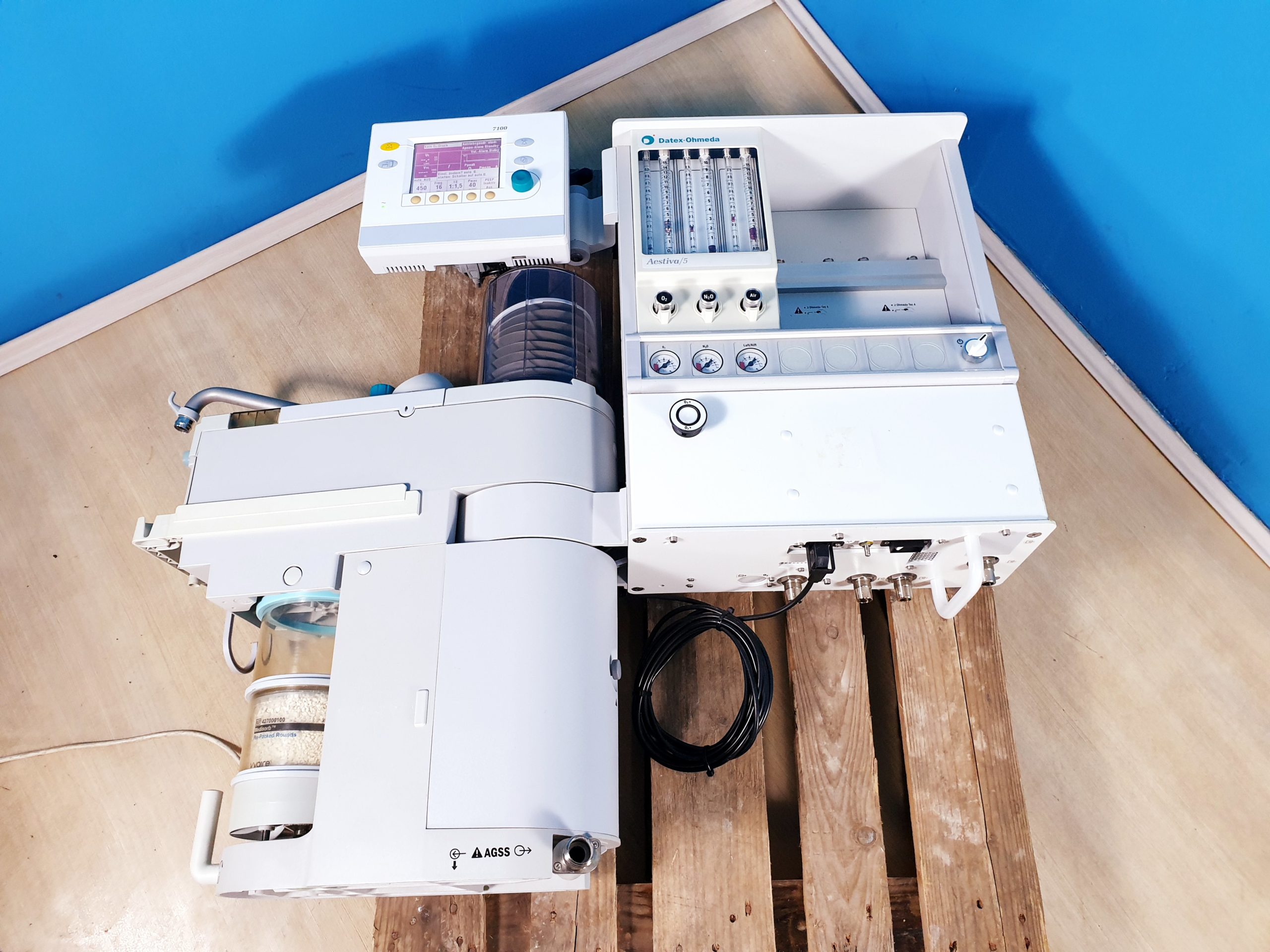 Datex Ohmeda Aestiva 5 – 7100 Vent Anesthesia Machine Narkosegerät thumbnail 4