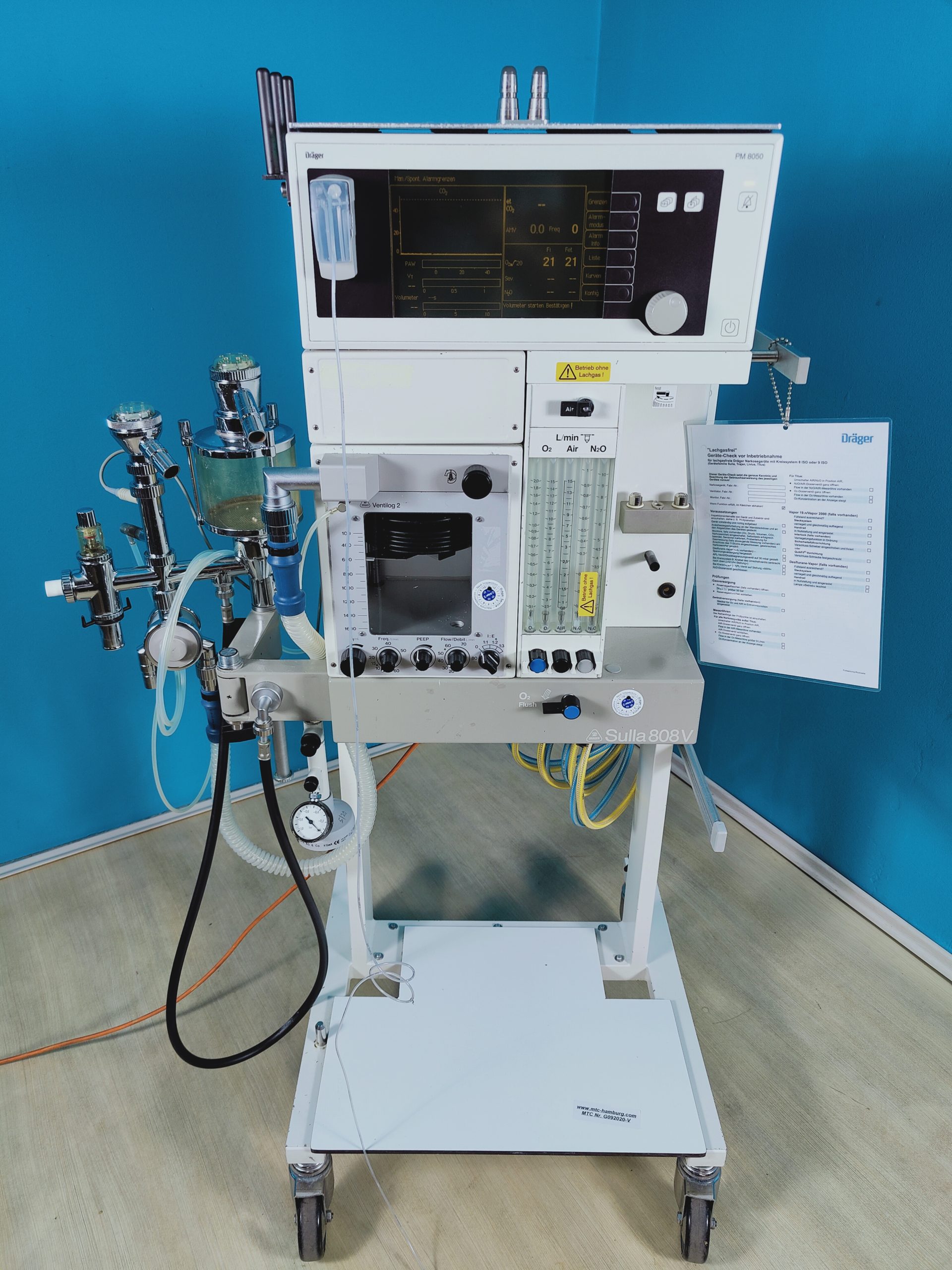 Draeger Sulla 808V // 808 V Iso, Ventilog 2 , PM8050 — image 1 of 4