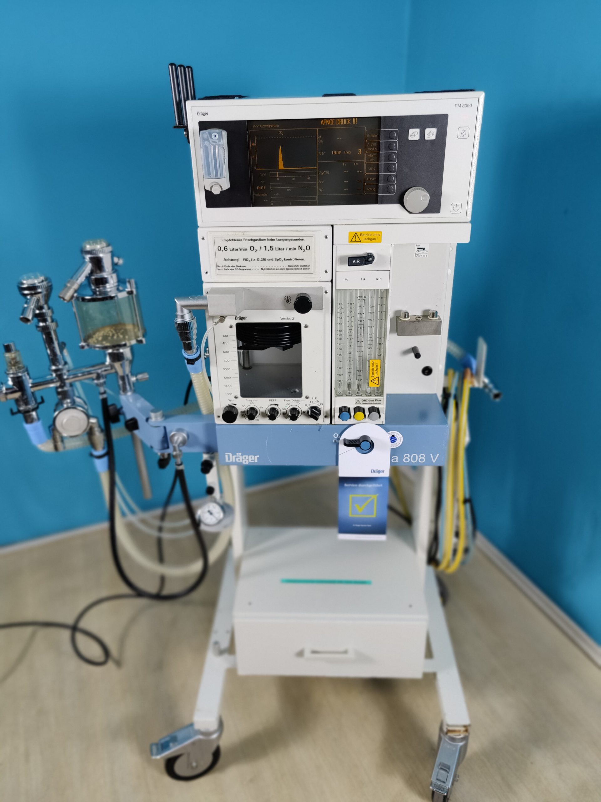 Draeger Sulla 808V // 808 V Iso, Ventilog 2 , PM8050 Blaue Version — image 1 of 4