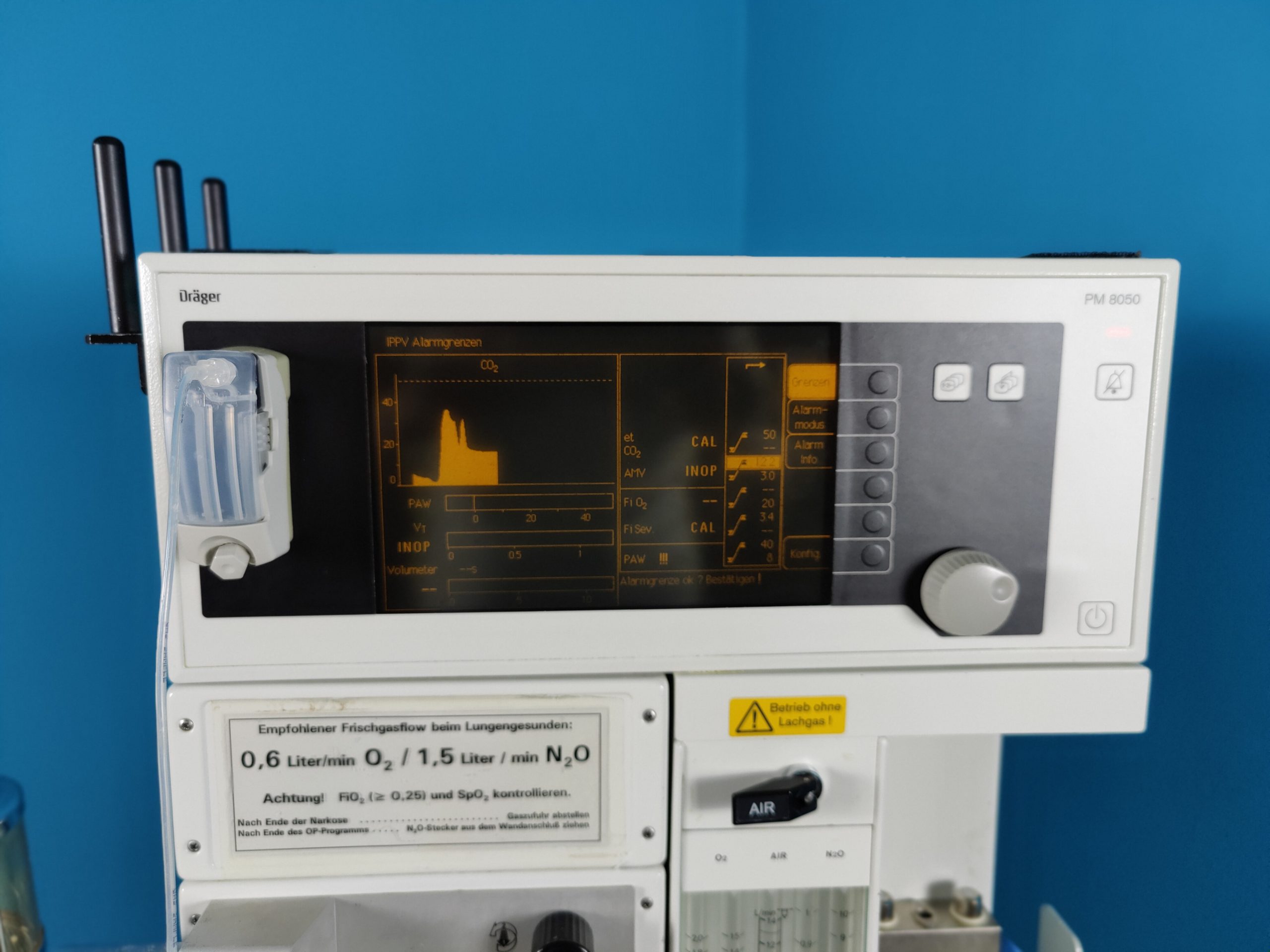 Draeger Sulla 808V // 808 V Iso, Ventilog 2 , PM8050 Blaue Version thumbnail 2