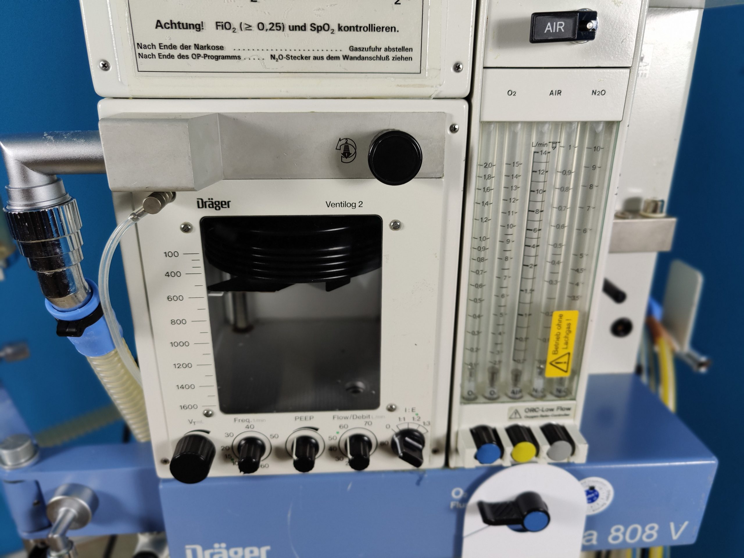 Draeger Sulla 808V // 808 V Iso, Ventilog 2 , PM8050 Blaue Version thumbnail 4