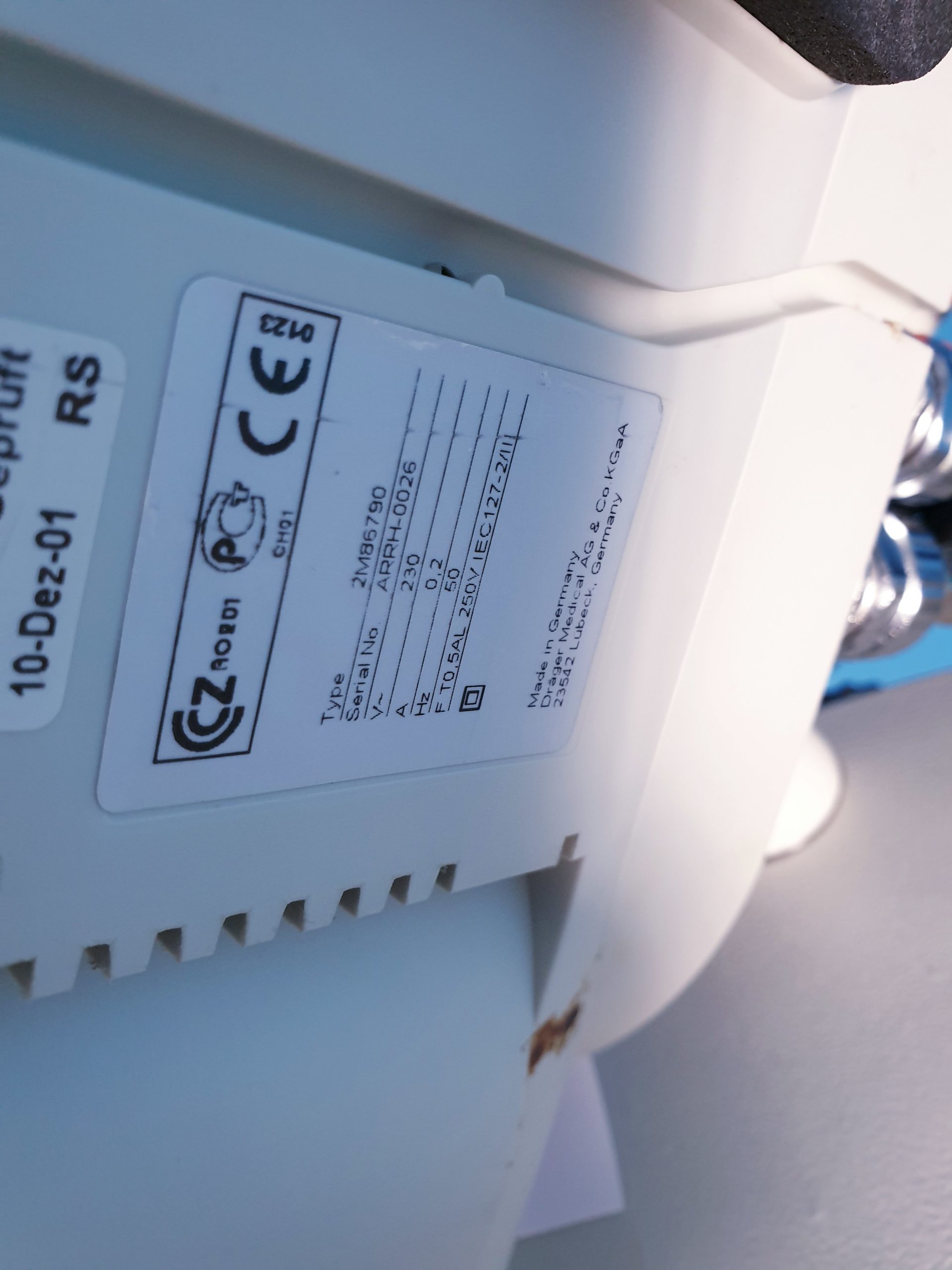 Dräger // Draeger Inhalog 1 plus Inhaliergerät Inhalator Beatmungsgerät fahrbar thumbnail 6