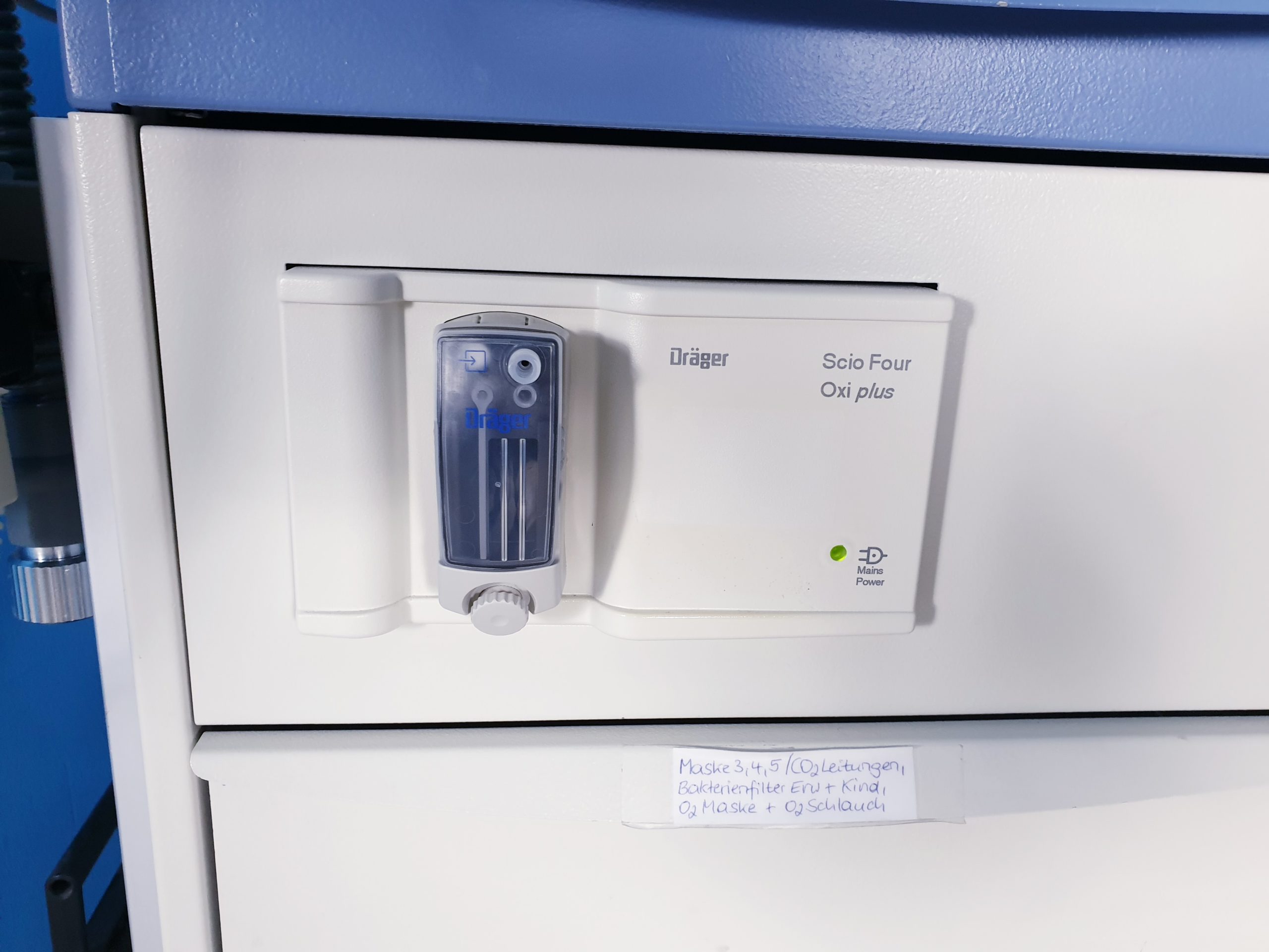 Dräger // Draeger Fabius Tiro SW. 3.34a mit Scio Four Oxi plus thumbnail 4