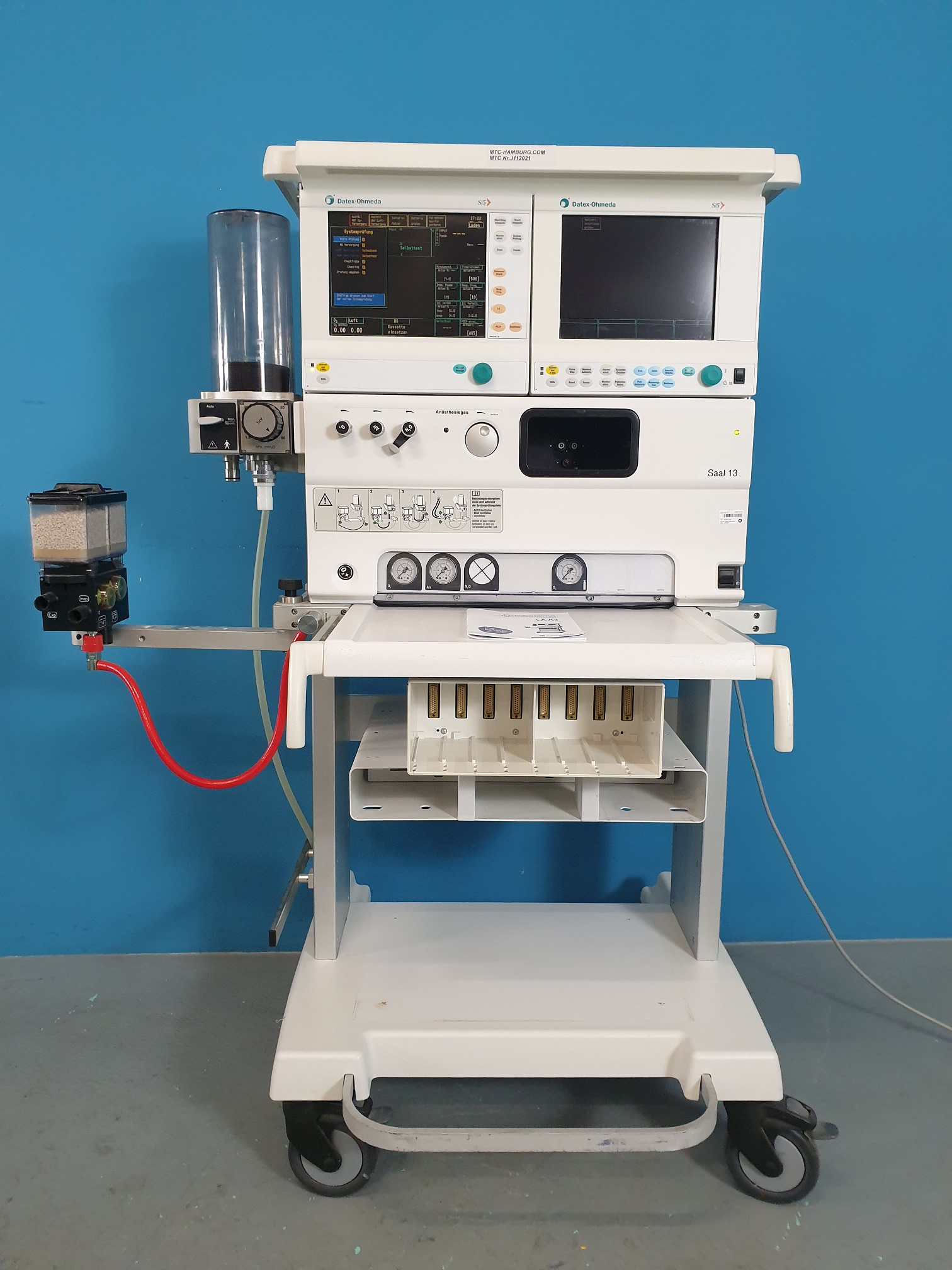 Datex / GE ADU S/5 Carestation + Monitoring S5, Narkosegerät + Sevofluran Vapor — image 1 of 4