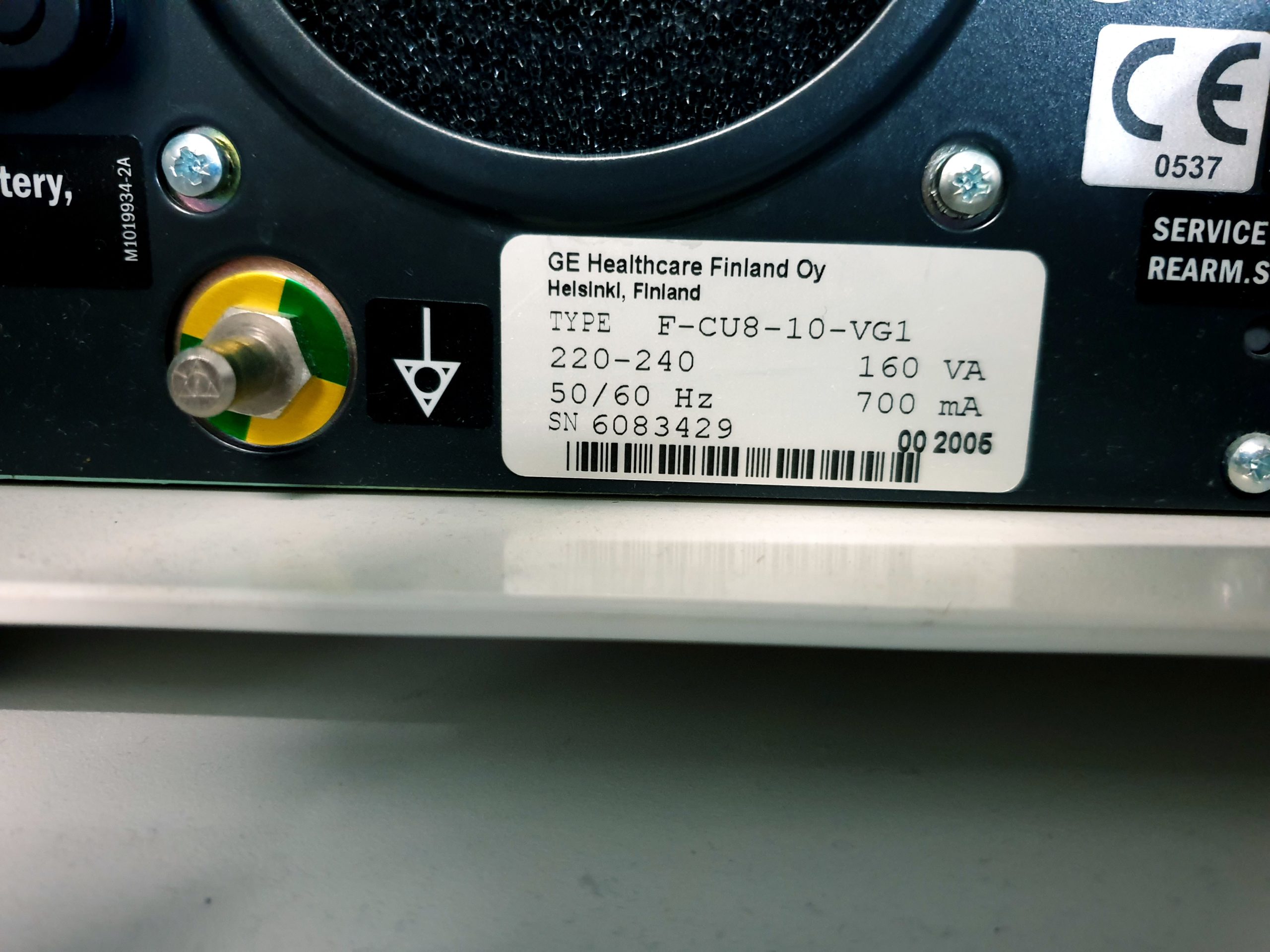 Datex / GE ADU S/5 Carestation + Monitoring S5, Narkosegerät + Sevofluran Vapor thumbnail 4