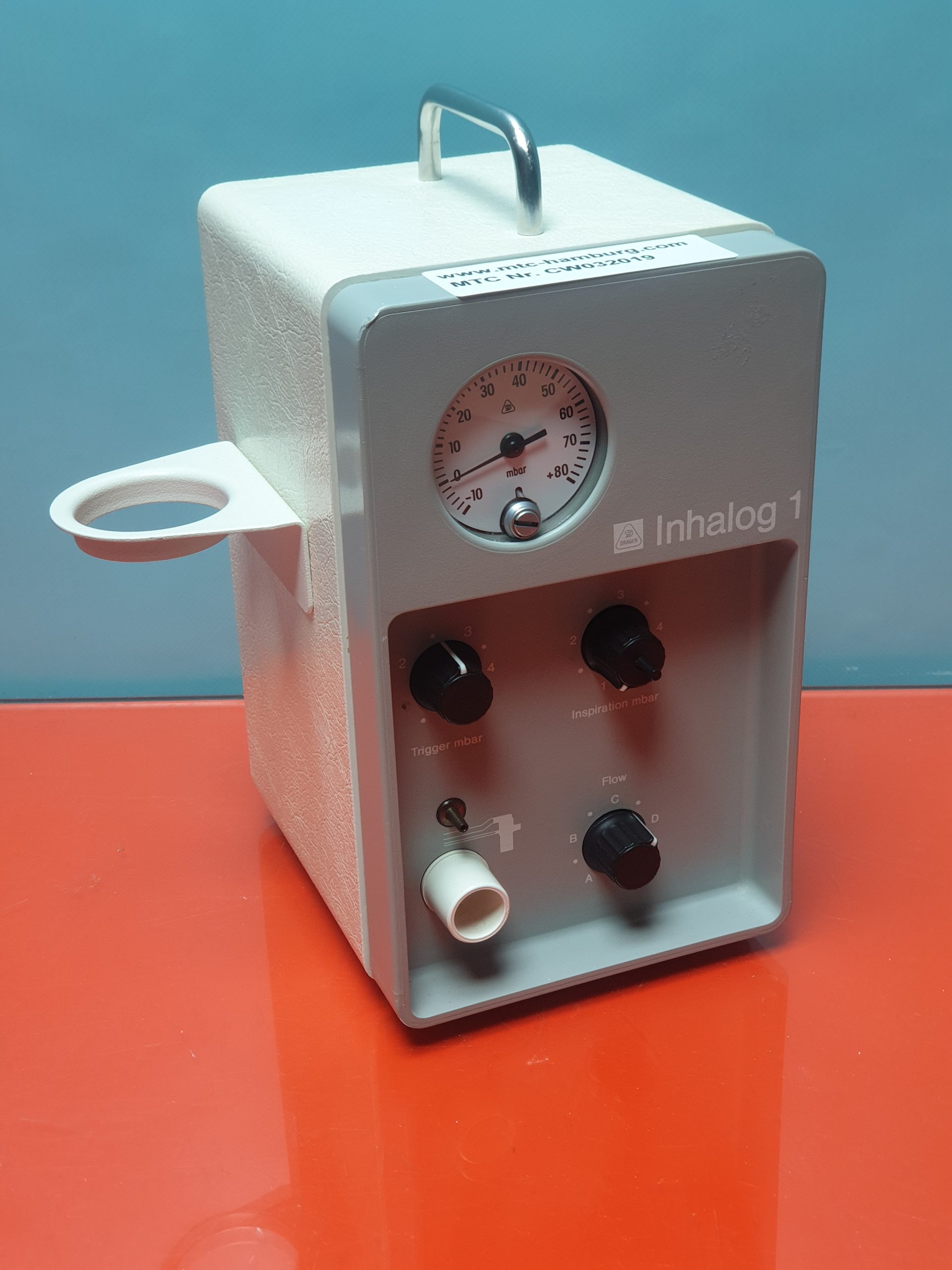 Dräger Inhalog 1 Inhalations-Beatmungsgerät Atemtherapiegerät — image 1 of 2