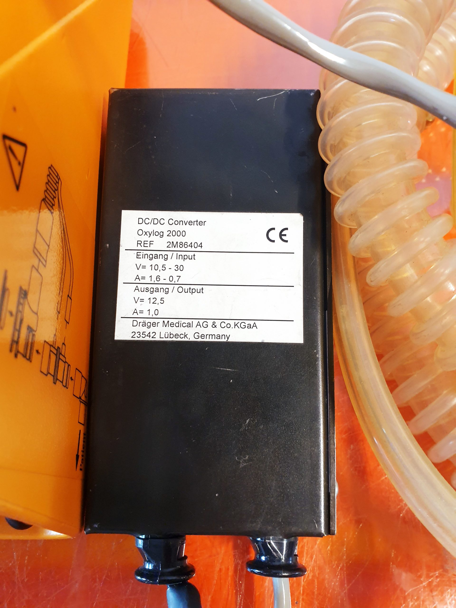 Dräger / Draeger Oxylog 2000 Beatmungsgerät / Emergency Ventilator — image 1 of 5