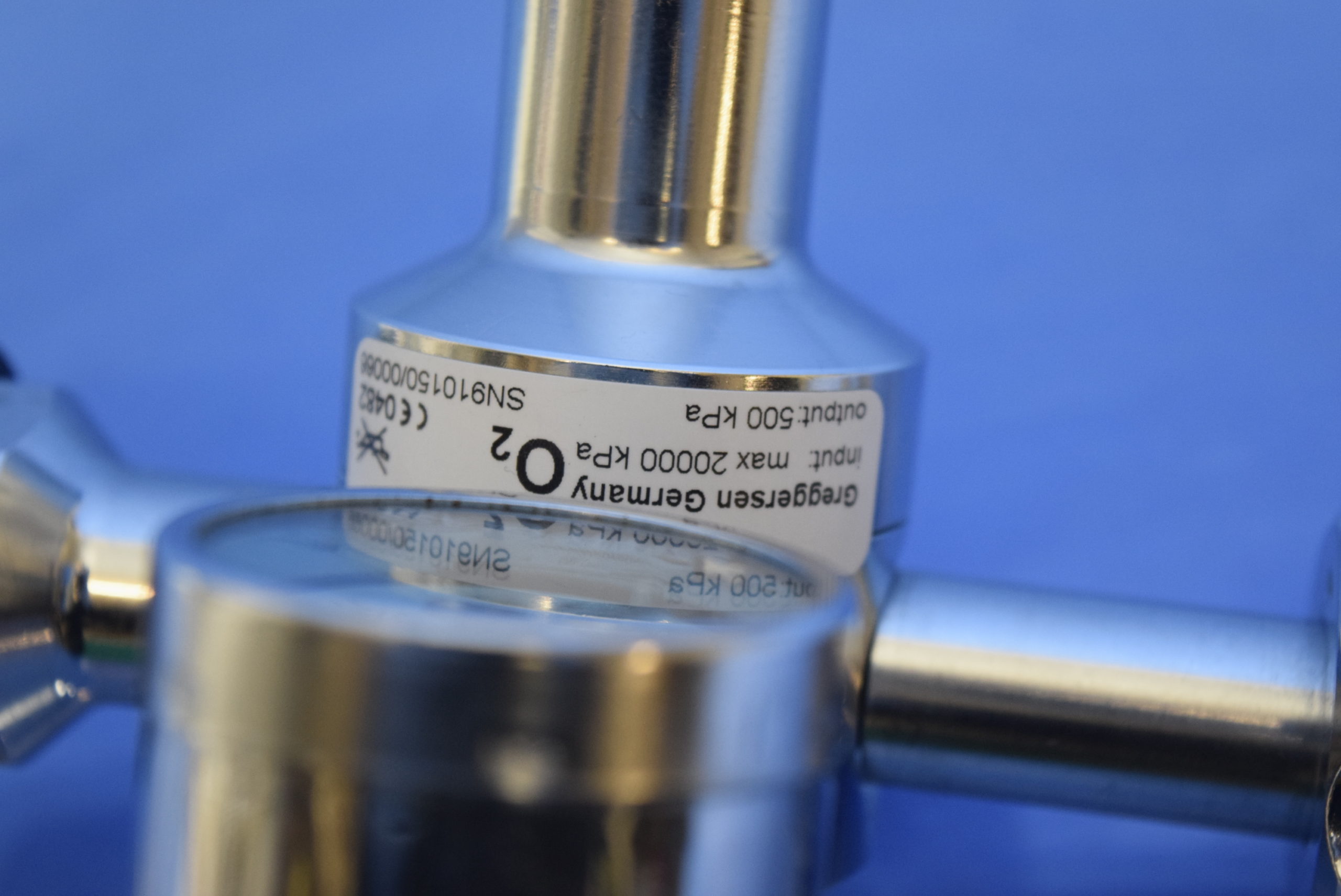 Greggersen 910150 Sauerstoff O2 Druckminderer Armatur — image 1 of 2