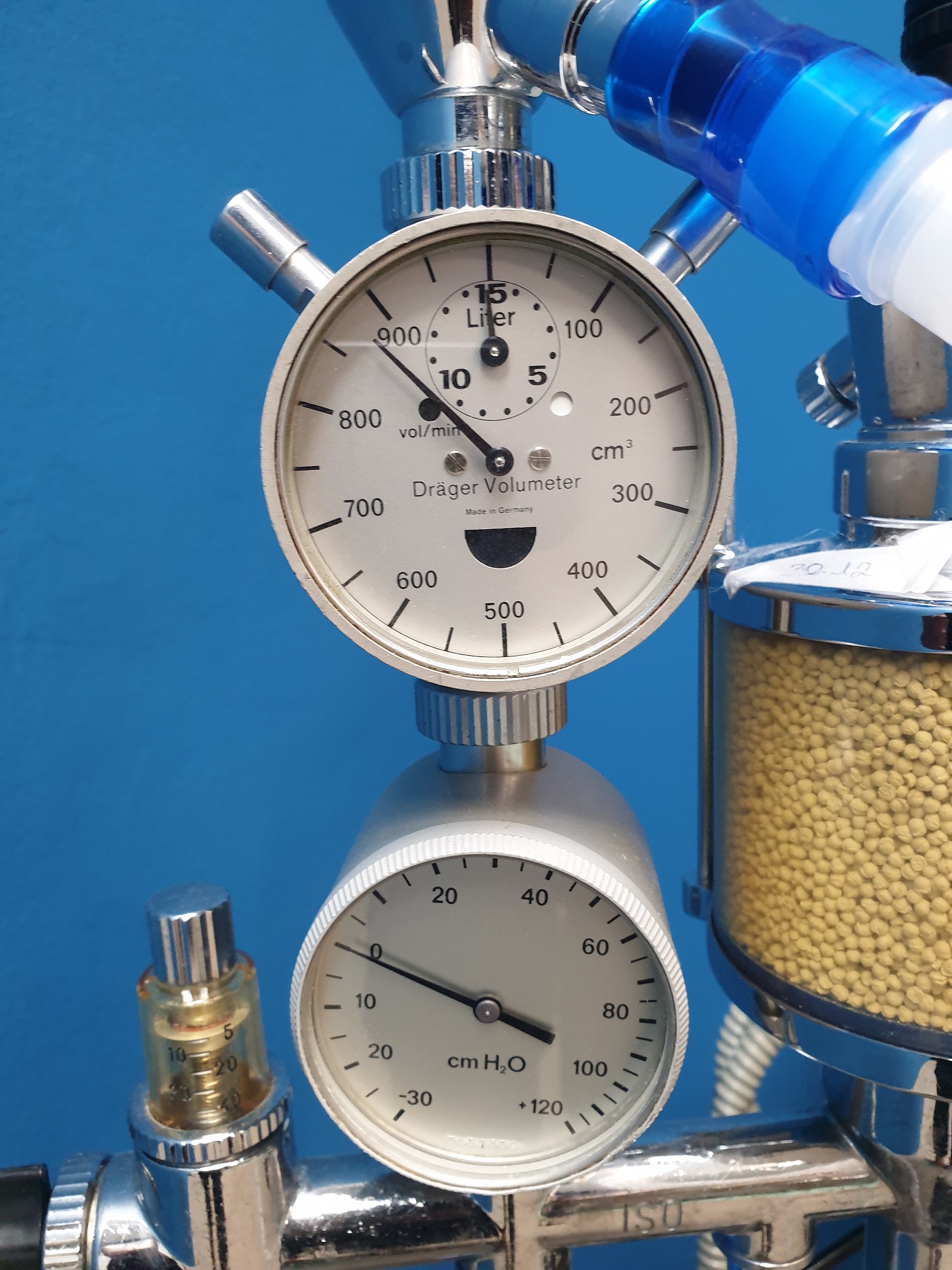 Dräger Sulla 808 Narkosegerät mit Kreisteil, Oxydig, Volumeter, Barmometer ….. thumbnail 3
