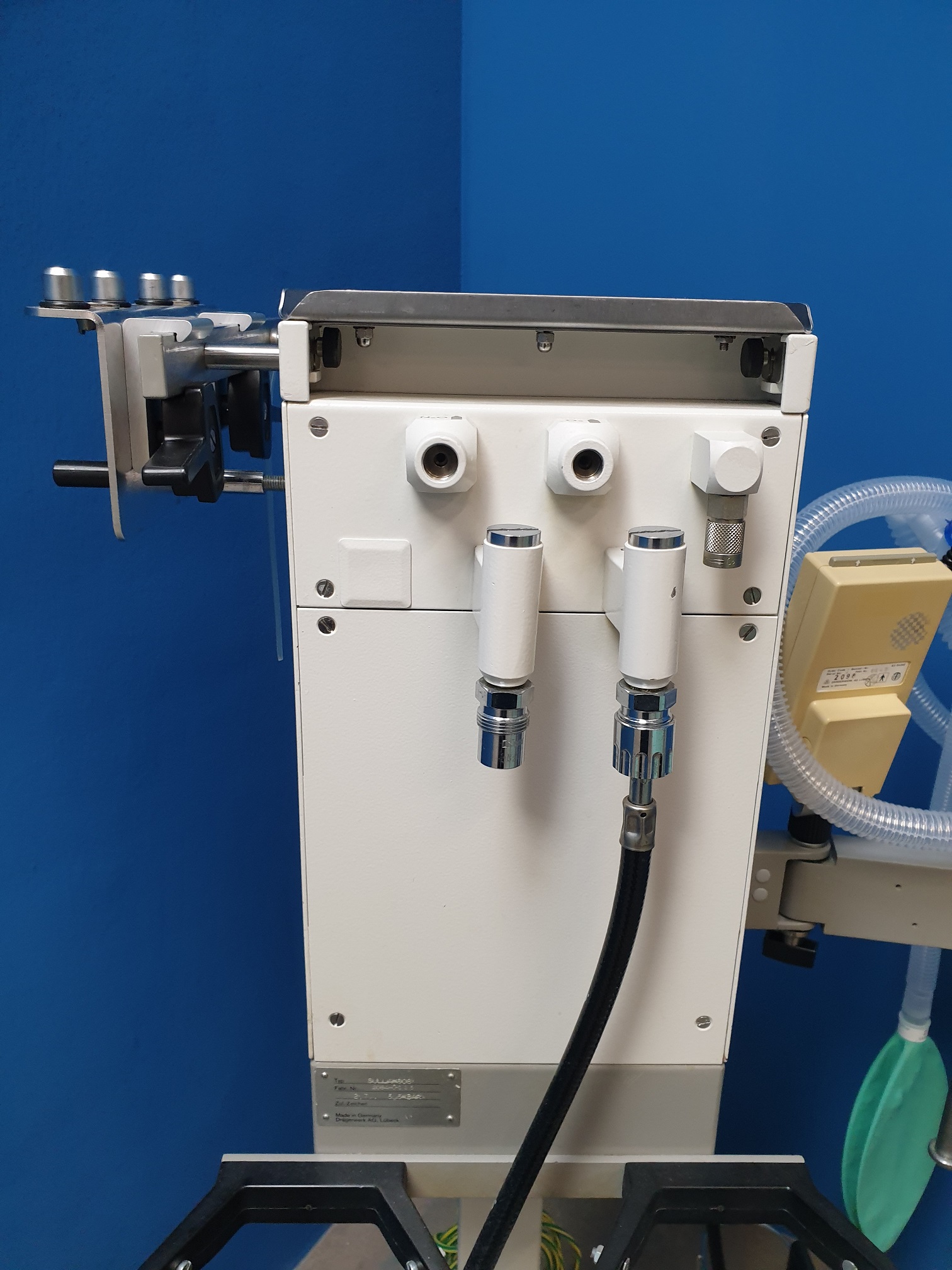 Dräger Sulla 808 Narkosegerät mit Kreisteil, Oxydig, Volumeter, Barmometer ….. thumbnail 5