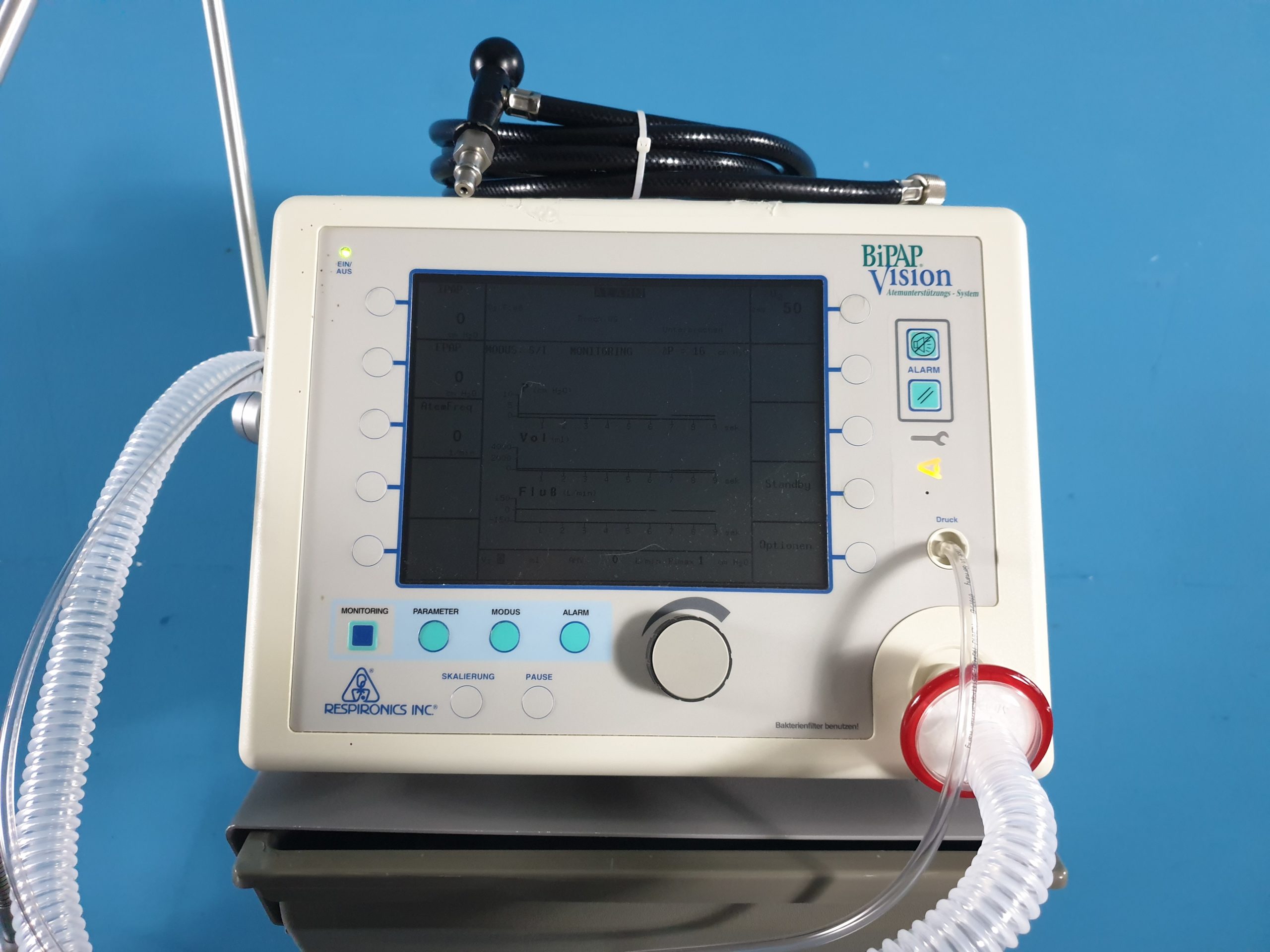 Philips BIPAP Vision Respironics Beatmungsgerät — image 1 of 7