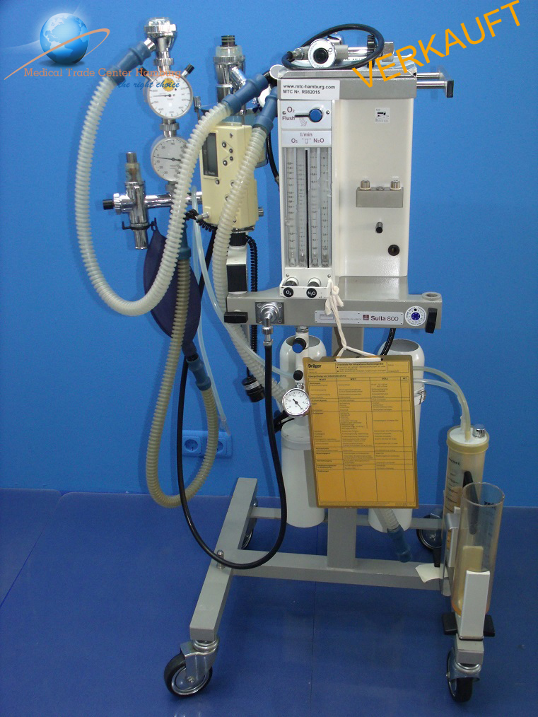 Dräger Sulla 800 Narkosegerät mit Kreisteil — image 1 of 1