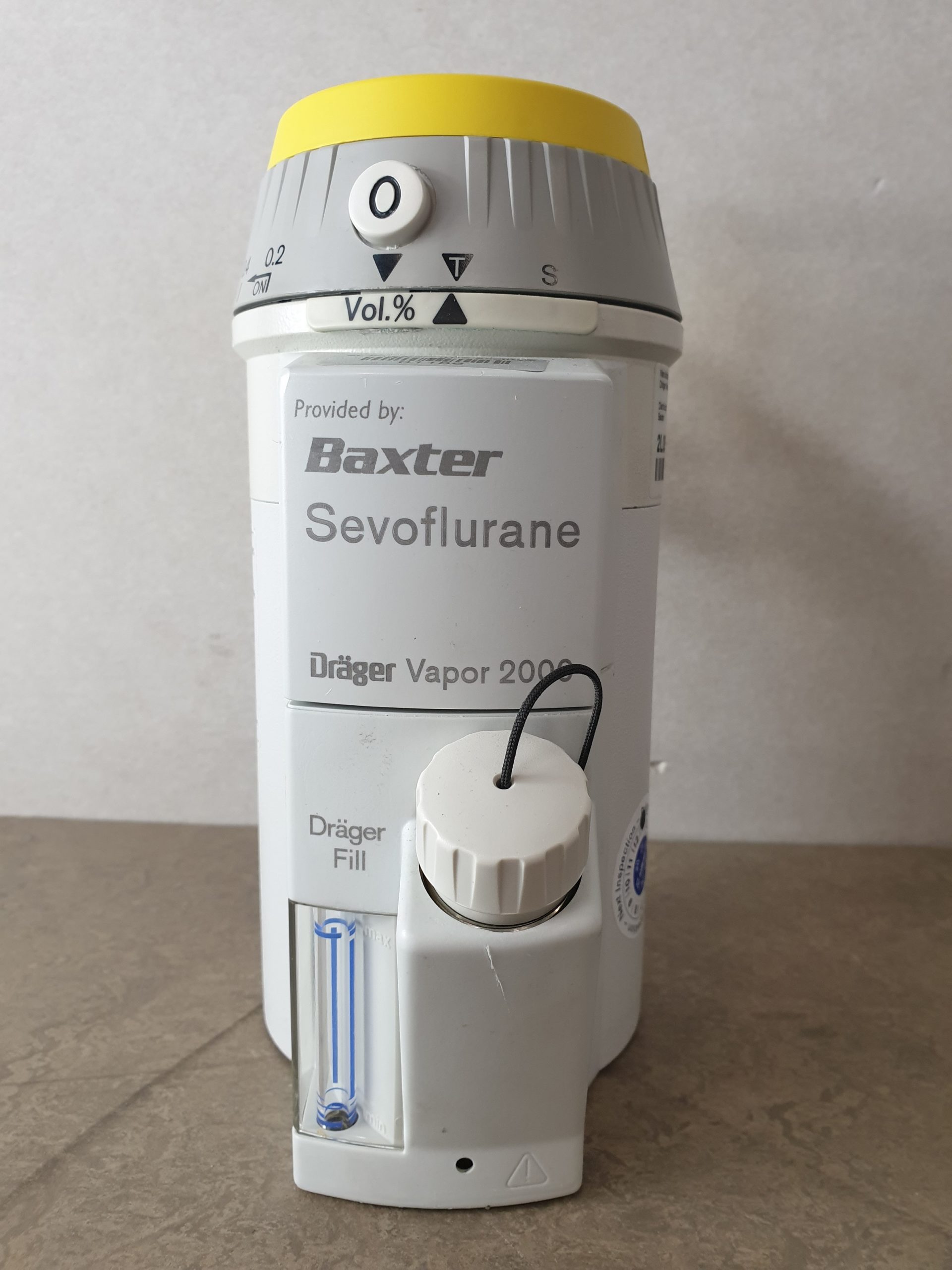 Dräger Sevoflurane Vapor 2000 Vaporizer thumbnail 2