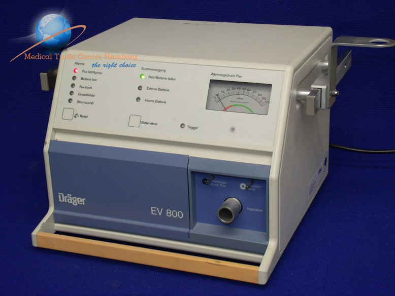 Dräger EV 800 Beatmungsgerät — image 1 of 1