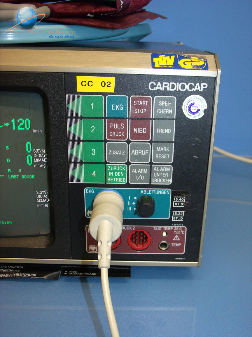 Datex Cardiocap Überwachungsmonitor mit EKG NPB — image 1 of 1