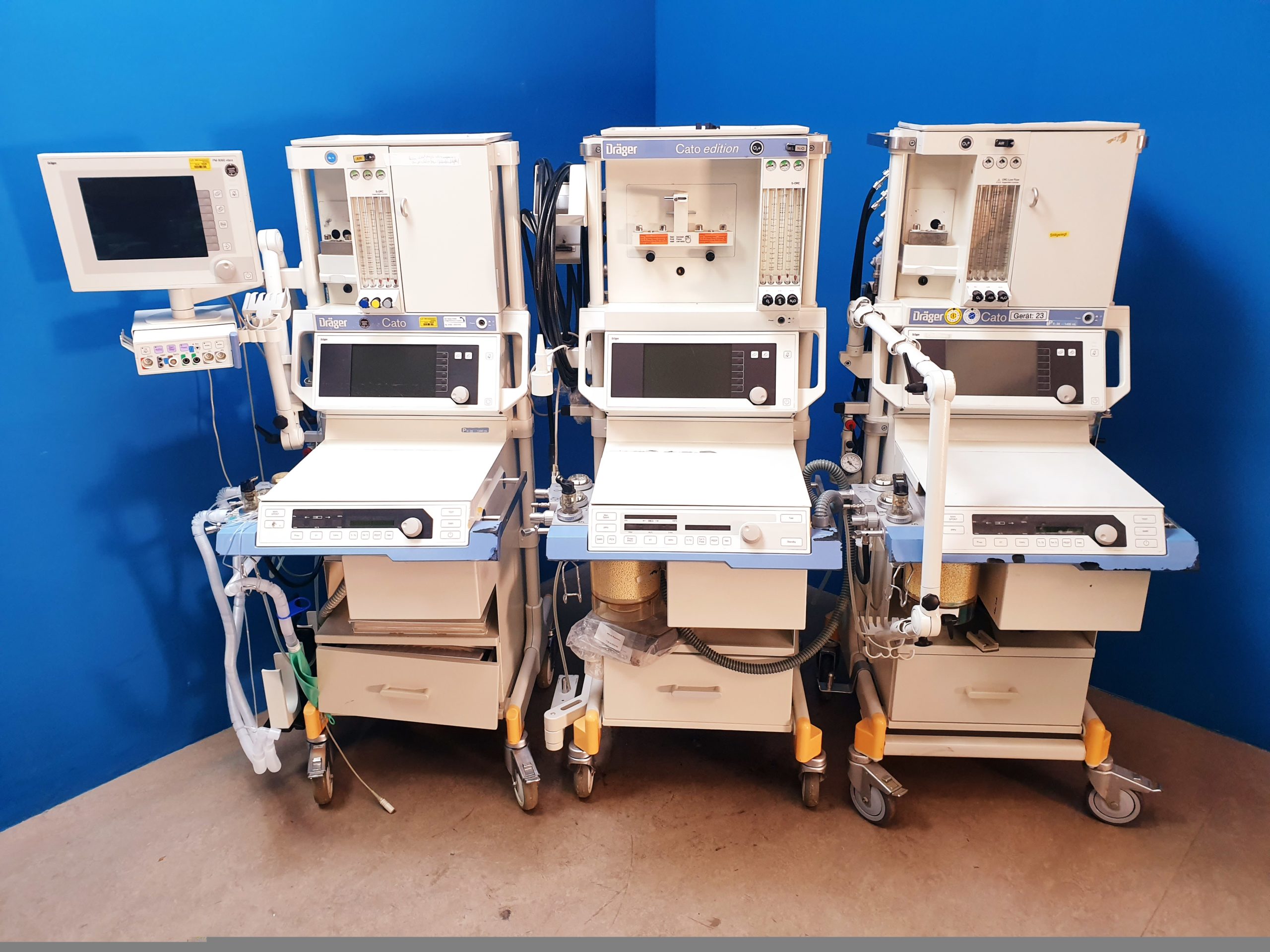 Drager Draeger Dräge Cato – + PM8060 + PB8800 Überwachung Narkosegerät Anaesthesie — image 1 of 1