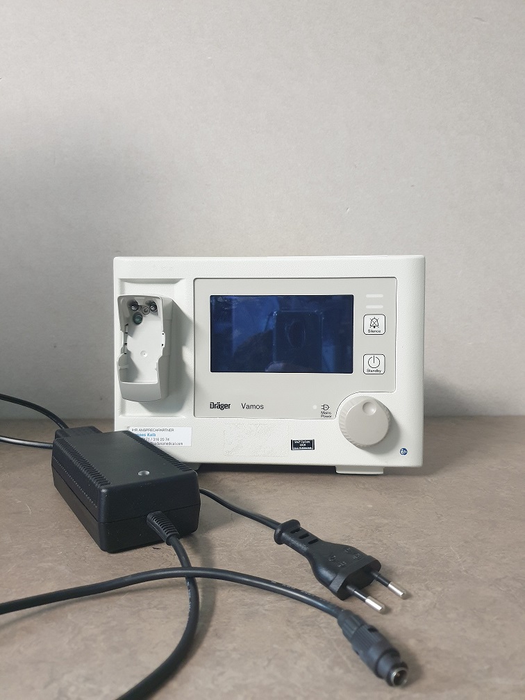 DRÄGER // Dräger // Draeger Vamos Monitor Anästhesiegas-Monitor zur Überwachung der CO2 Konzentration, der Konzentation von N2O und der Halothan, Enfluran, Isofluran und Sevoflurane, thumbnail 4