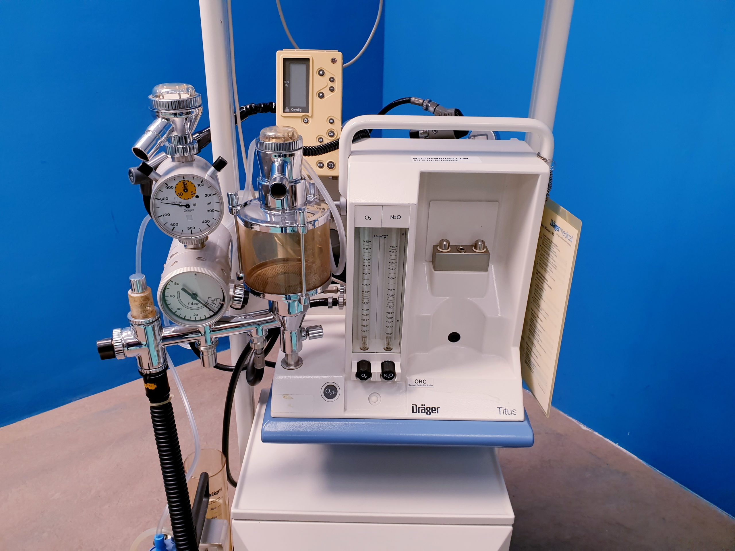 Dräger Drager Titus Narkosegerät ORC Oxygen-Ratio Controller — image 1 of 12