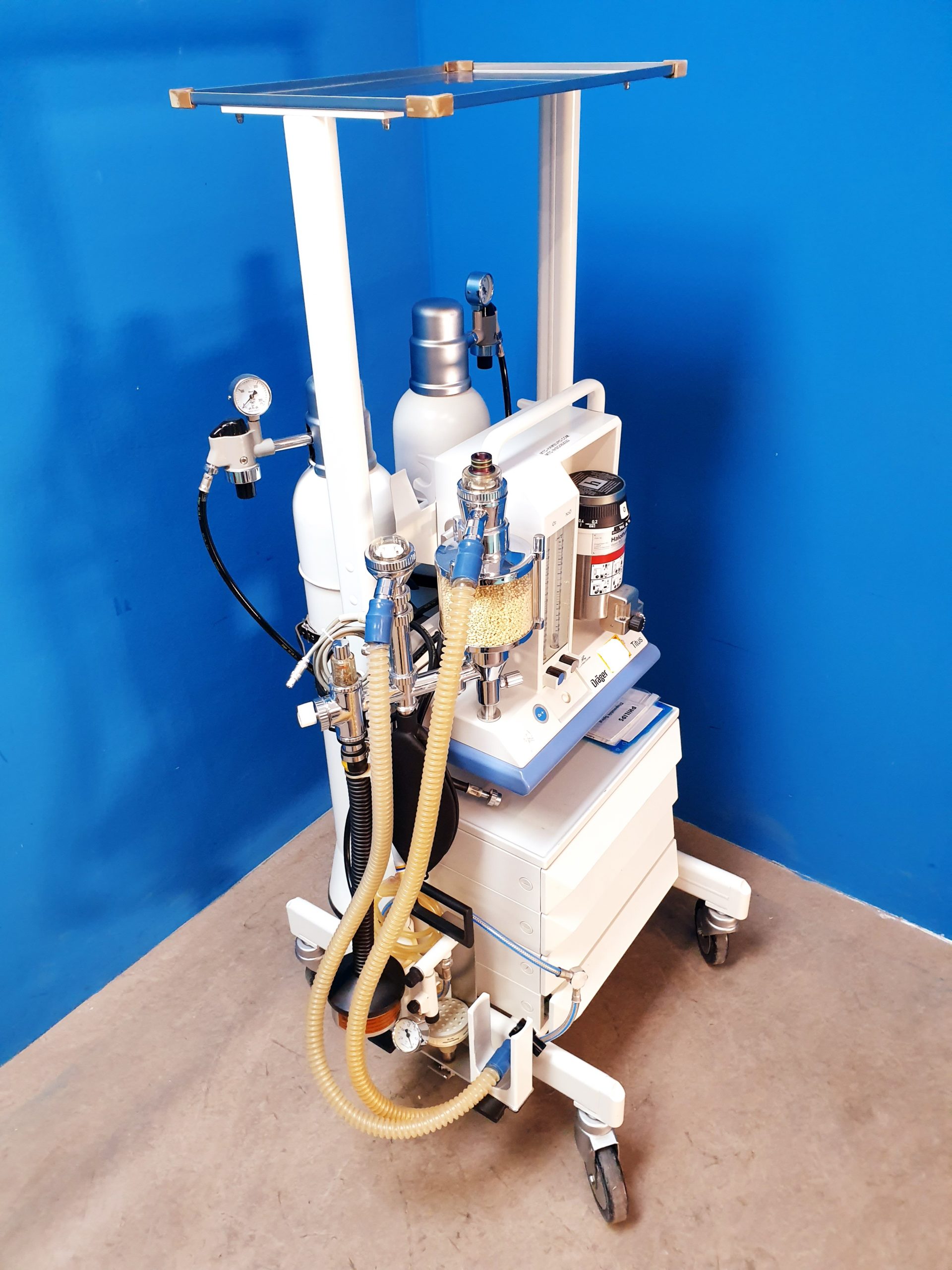 Dräger Drager Titus Narkosegerät ORC Oxygen-Ratio Controller ,… und verdampfer Vapor thumbnail 9