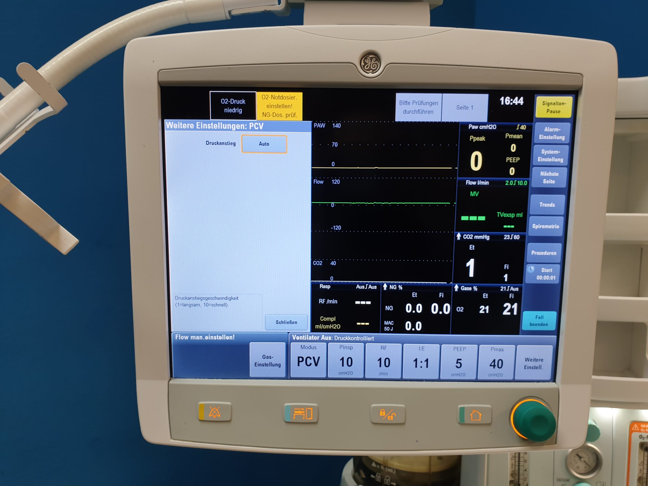 GE Datex Avance CS2 Narkosegerät – + E-sCAiO Modul Anästhesie Maschine — DOM2015 thumbnail 4