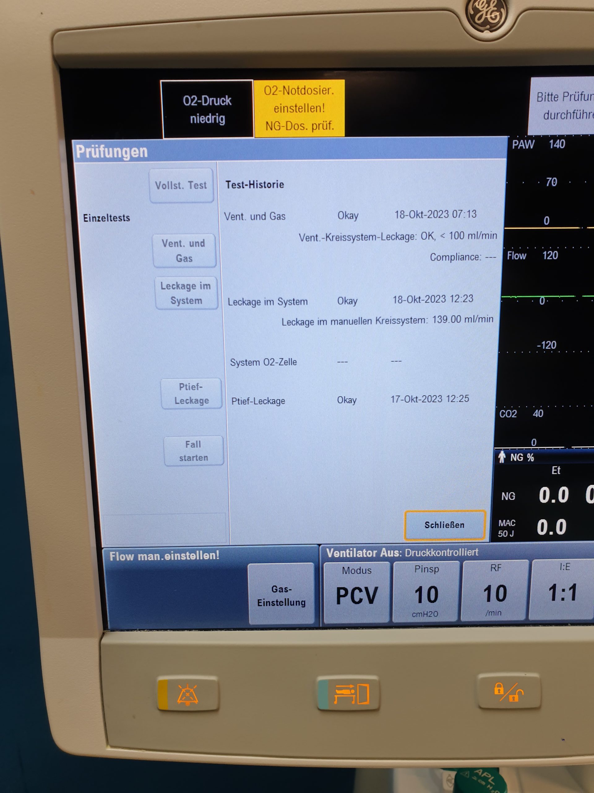 GE Datex Avance CS2 Narkosegerät – + E-sCAiO Modul Anästhesie Maschine — DOM2015 thumbnail 7