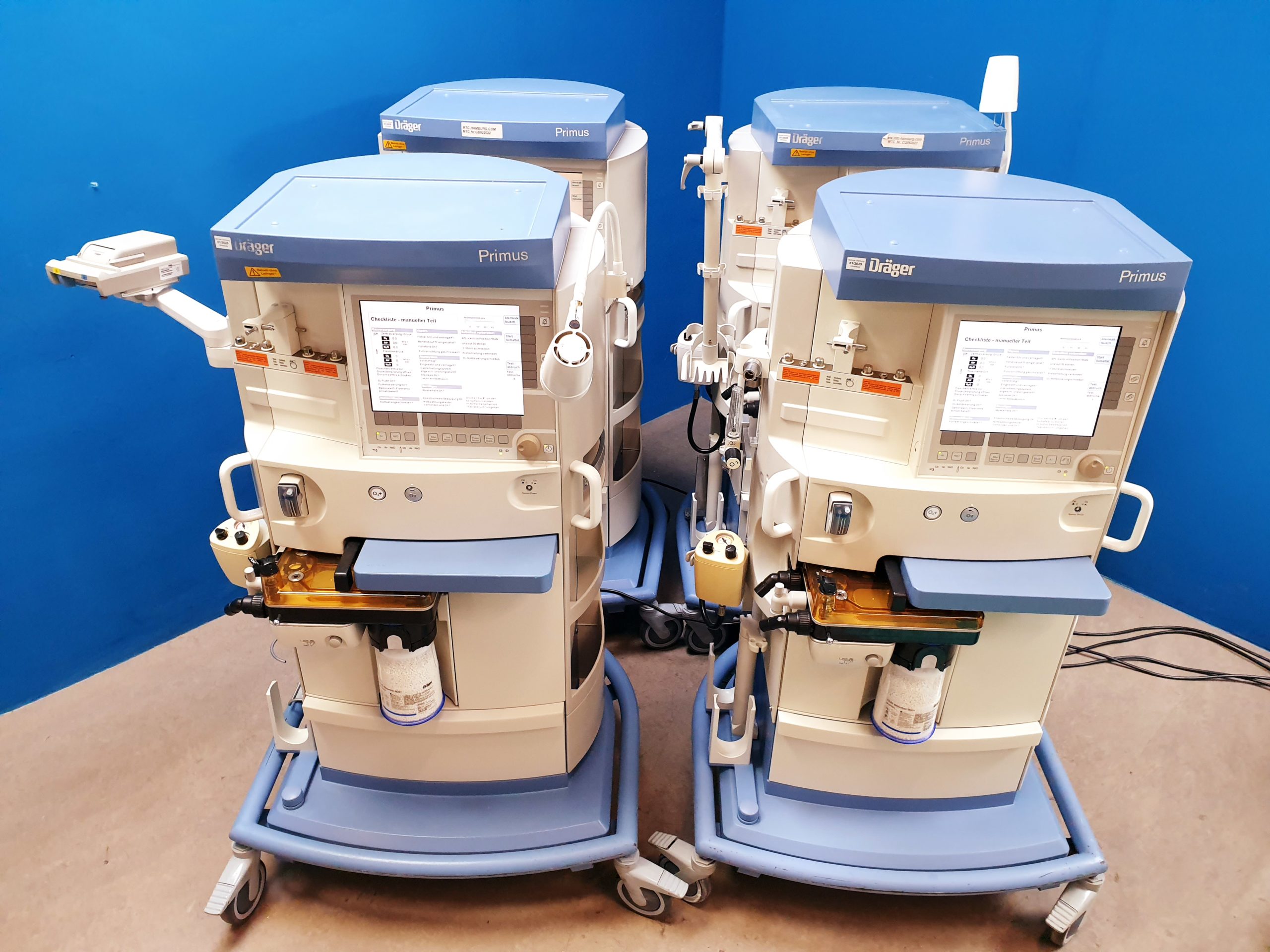 Draeger Dräger Primus PGM SW: 4.53 Refurbischet + Gerätebuch + STK -Sofort Einsatzbereit — image 1 of 7