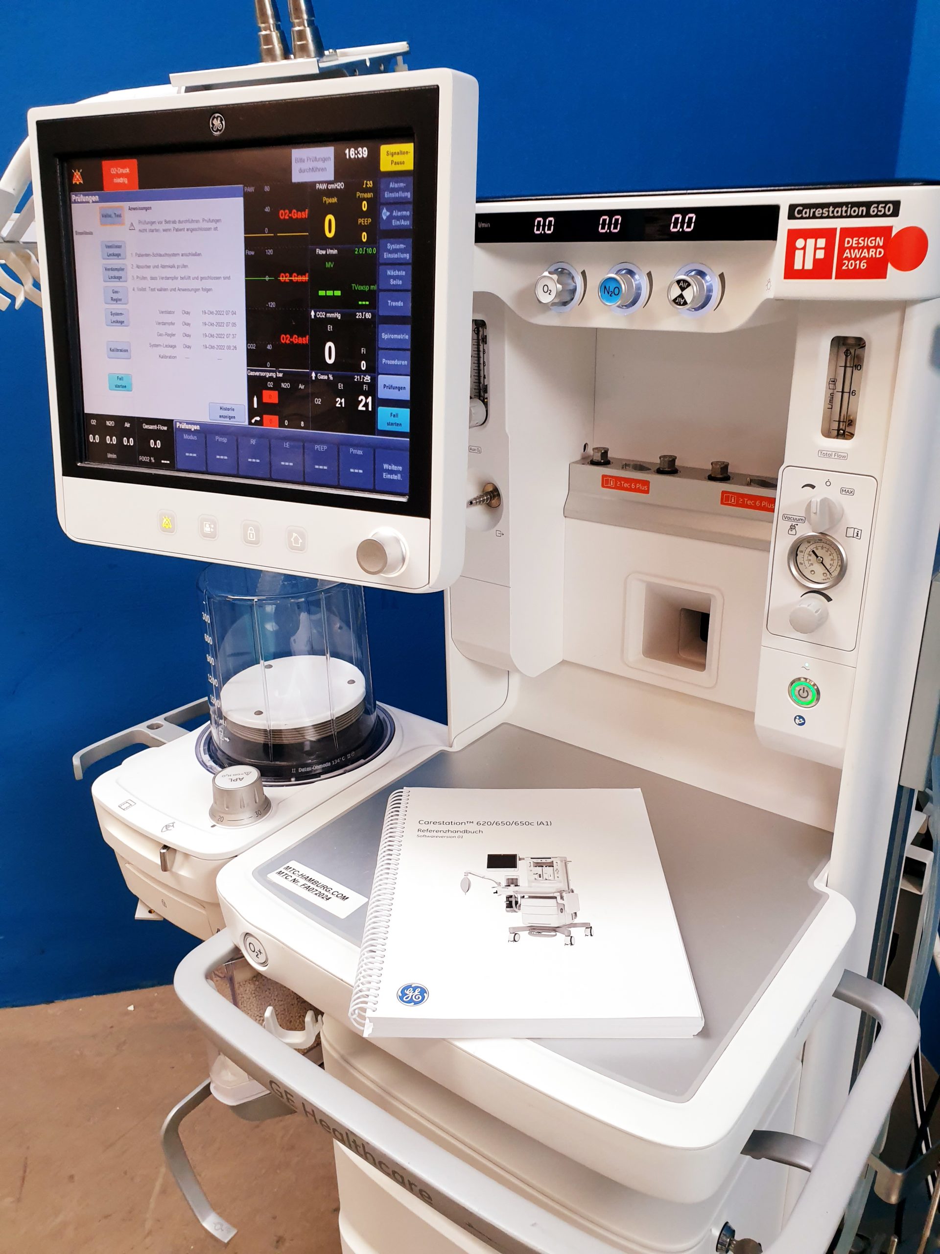 GE Carestation 650 Anästhesie Narkoseplatz thumbnail 2