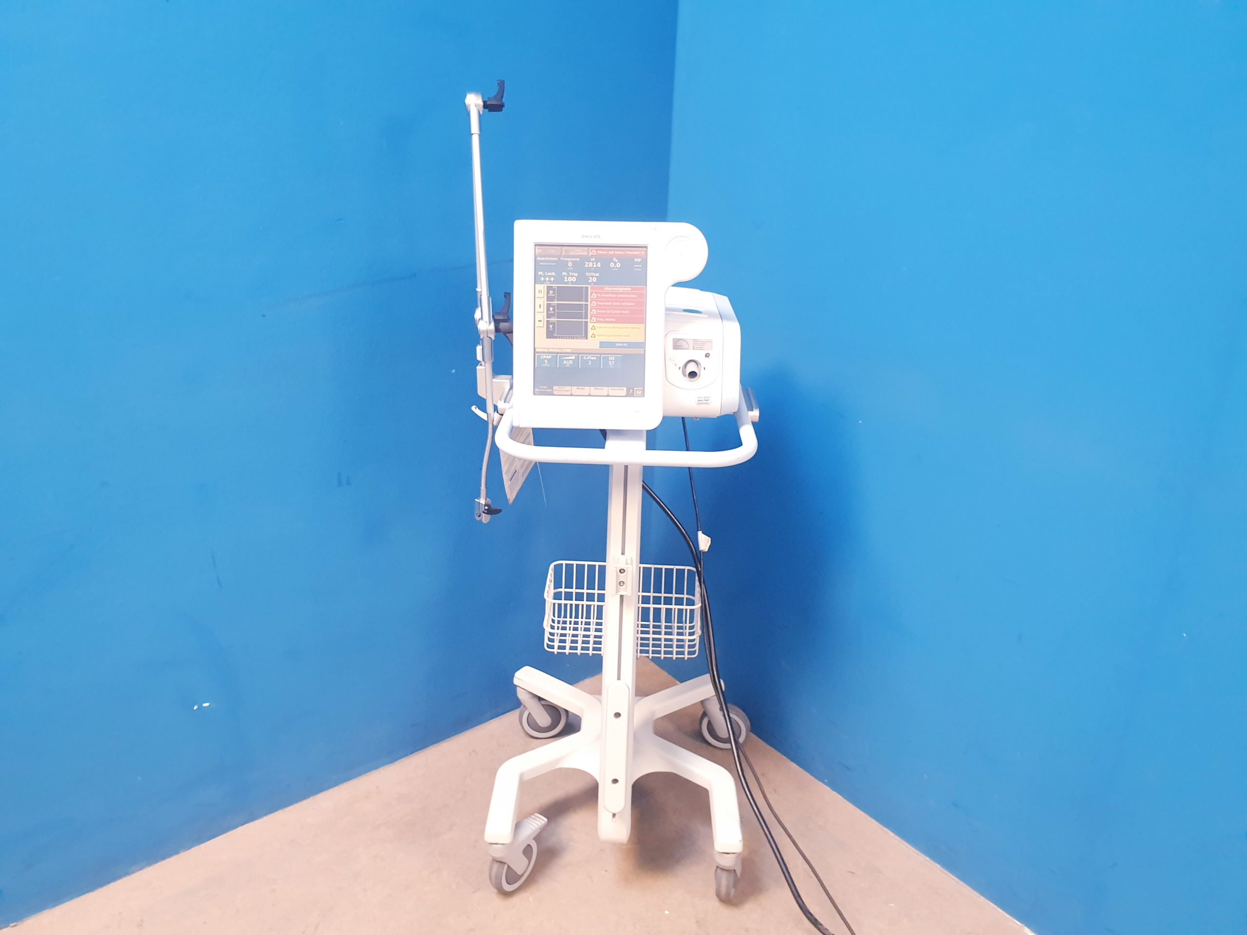 Philips Respironics V60 V 60 Beatmungsgerät Fahrbar – auf Fahrbarem Gestell — image 1 of 11