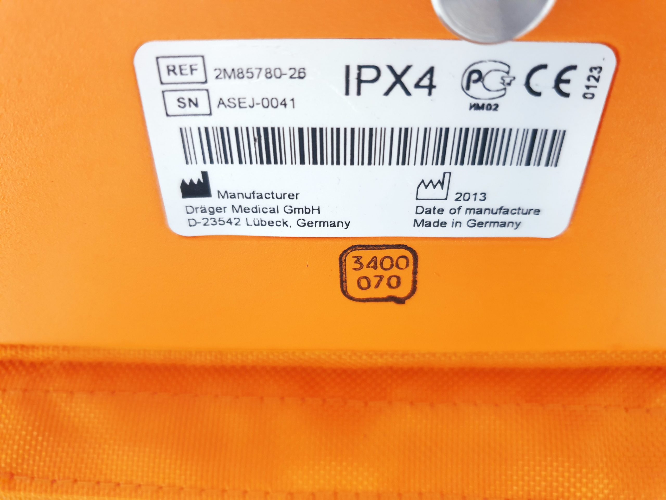 Dräger-Draeger Oxylog 1000 Notfallbeatmungsgerät mit Metall Halter thumbnail 8