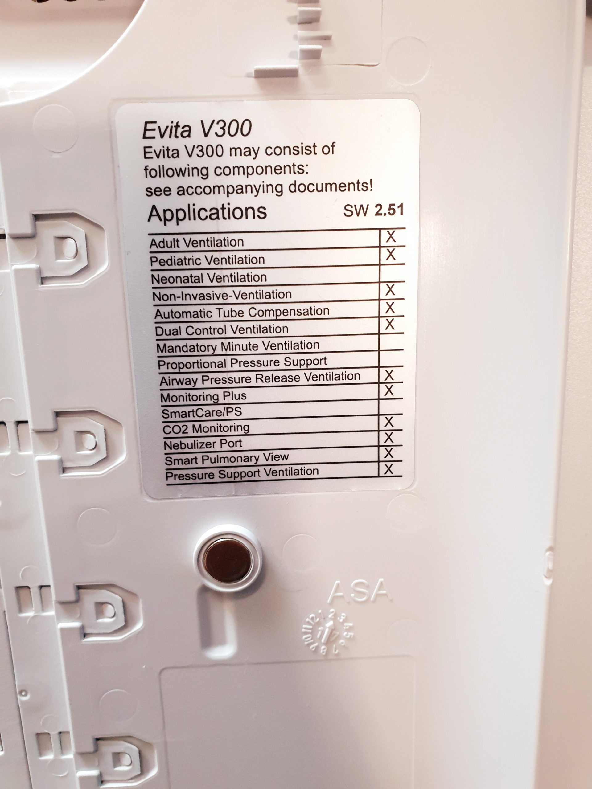 DRÄGER // Dräger Evita V300 // V 300 Beatmungsgeräte Frisch gewartet DOM 2017 thumbnail 3