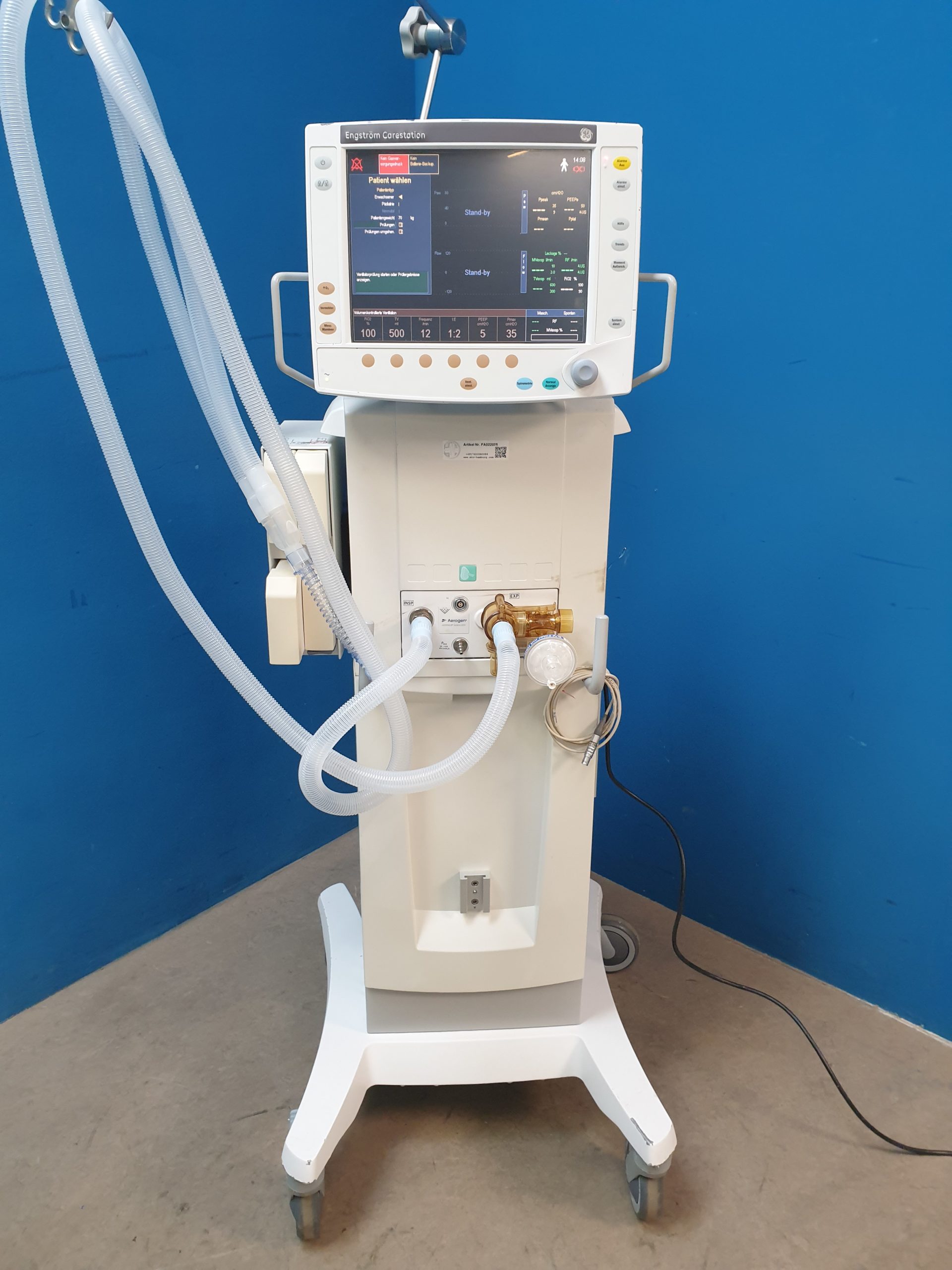 GE Engström Carestation Ventilator thumbnail 4