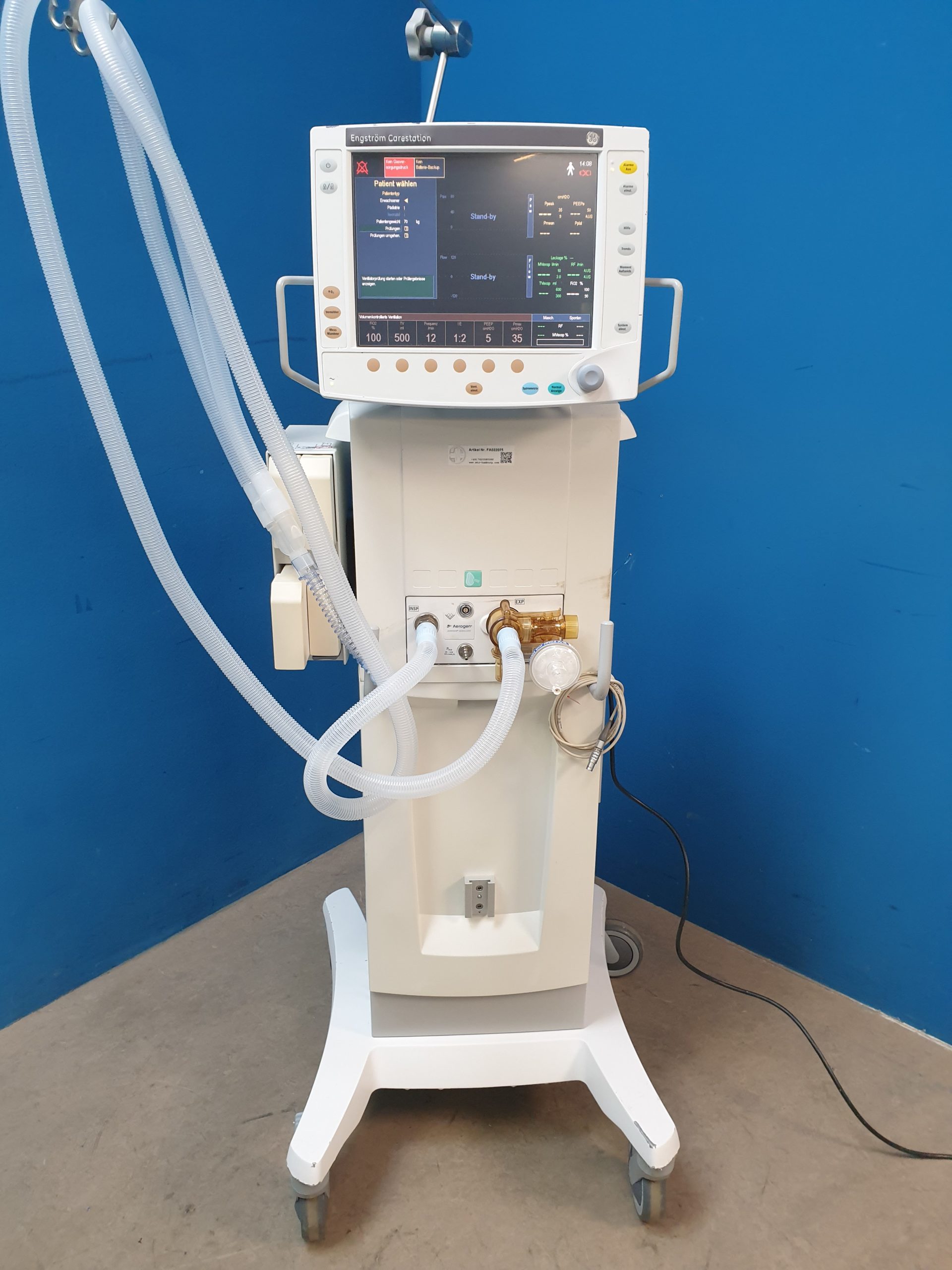 GE Engström Carestation Ventilator thumbnail 5