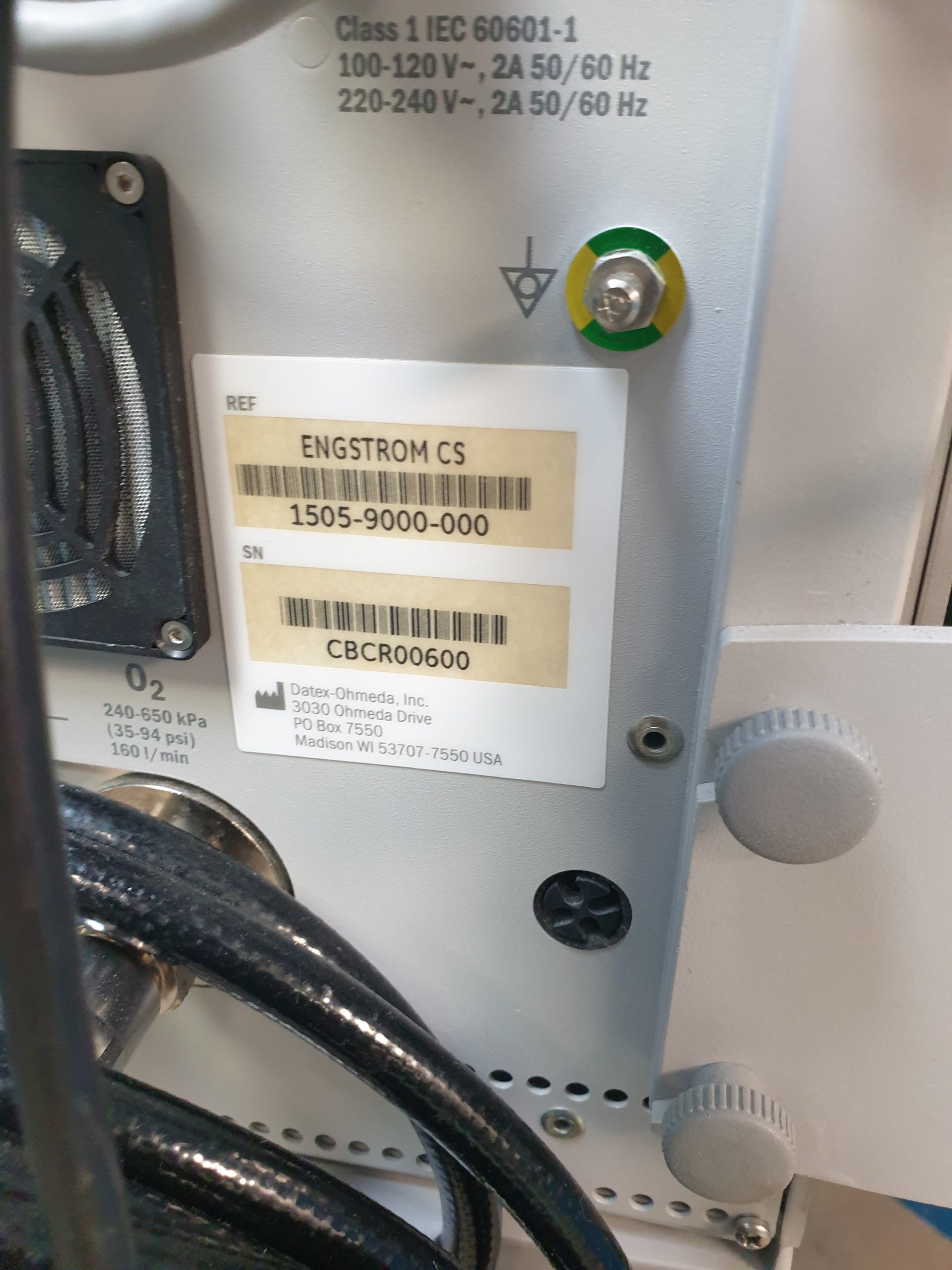 GE Engström Carestation Ventilator thumbnail 17