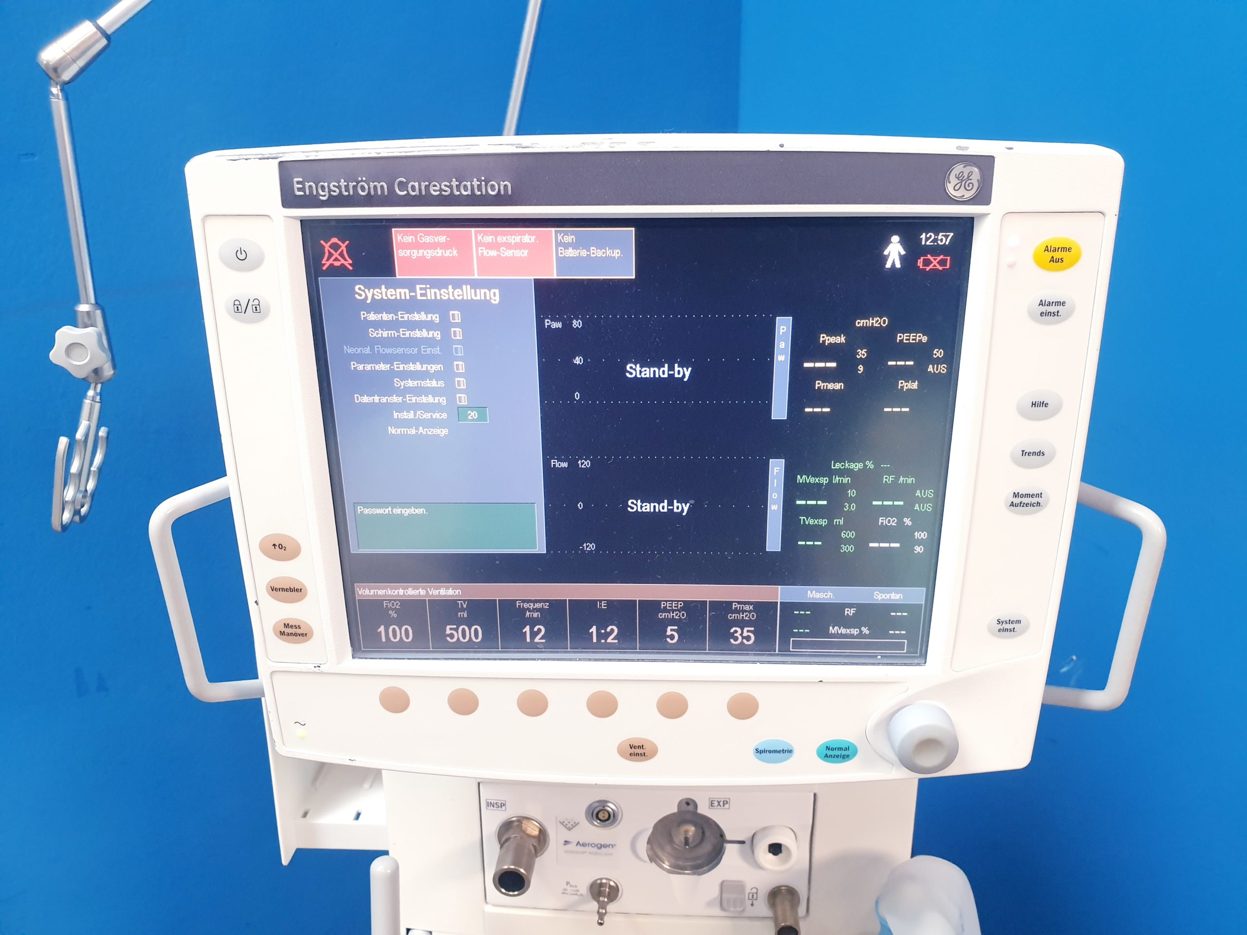 GE Engström Carestation Ventilator thumbnail 7