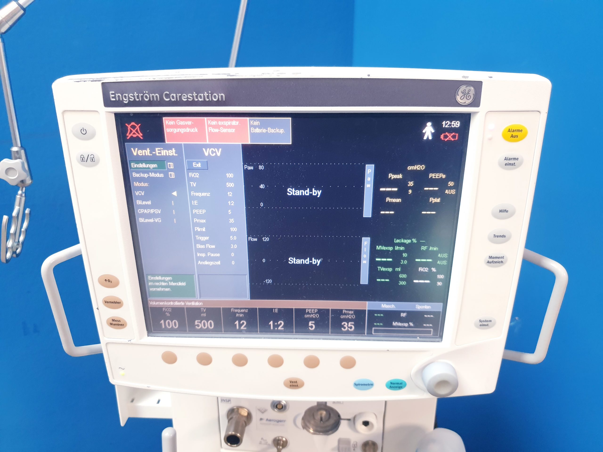 GE Engström Carestation Ventilator thumbnail 11